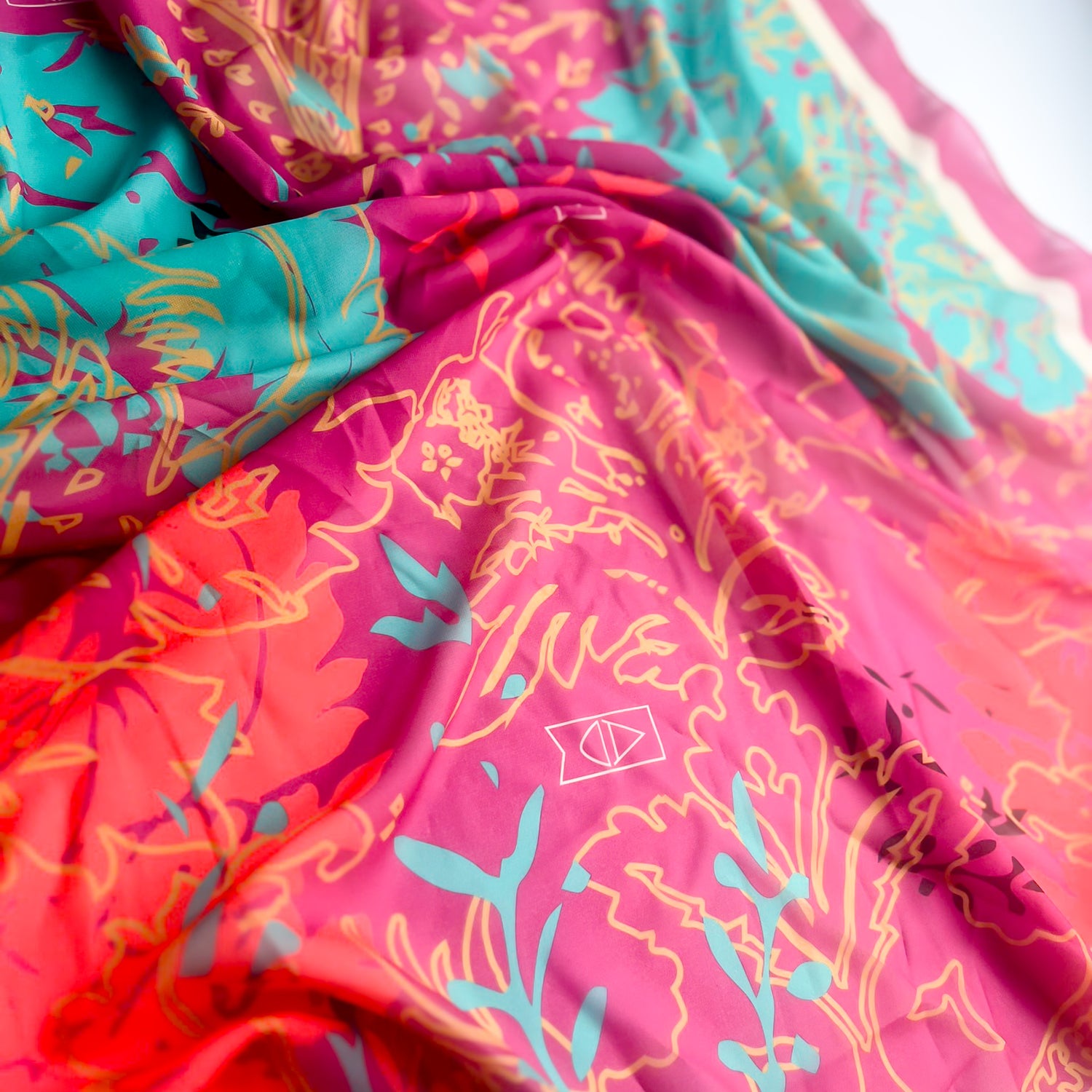 Scarf | Pink Paisley Scarf