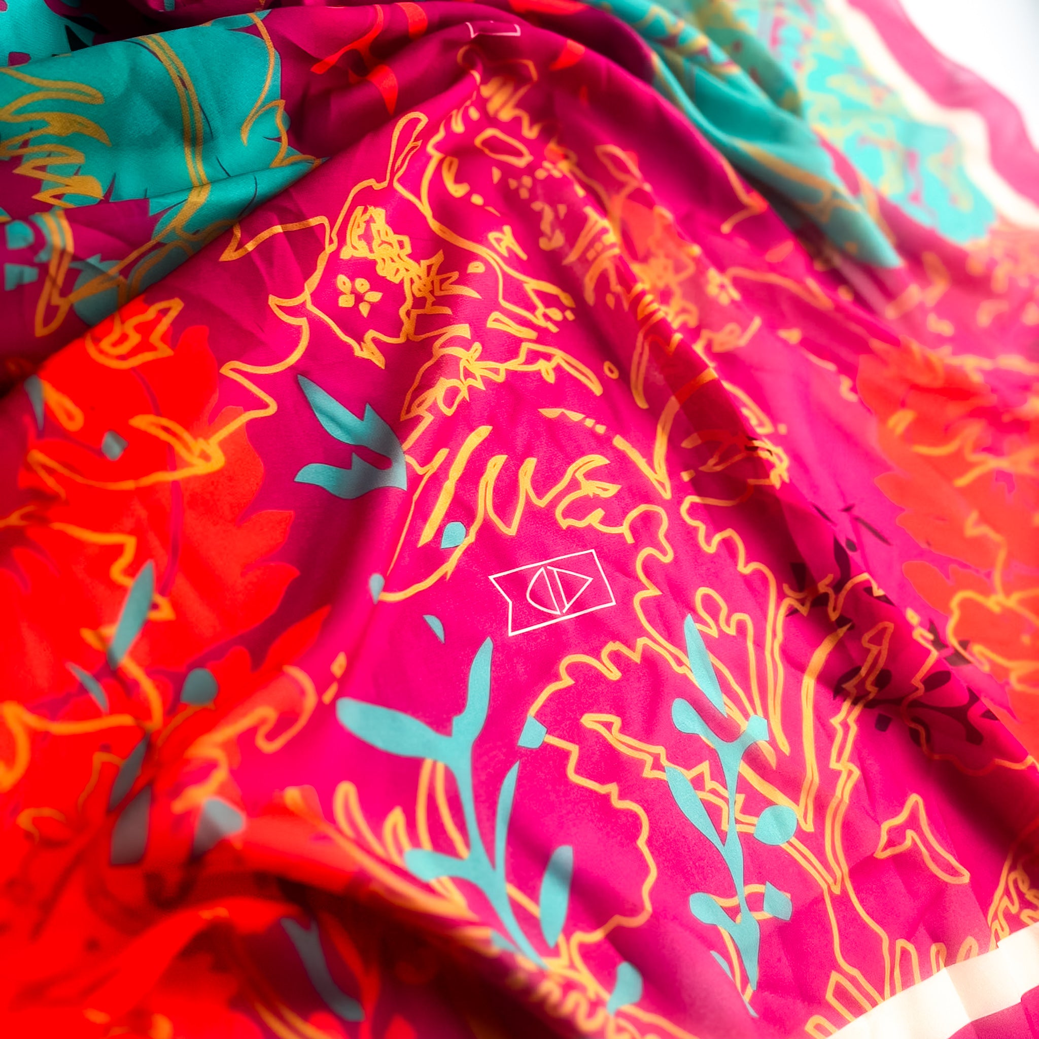 Scarf | Pink Paisley Scarf