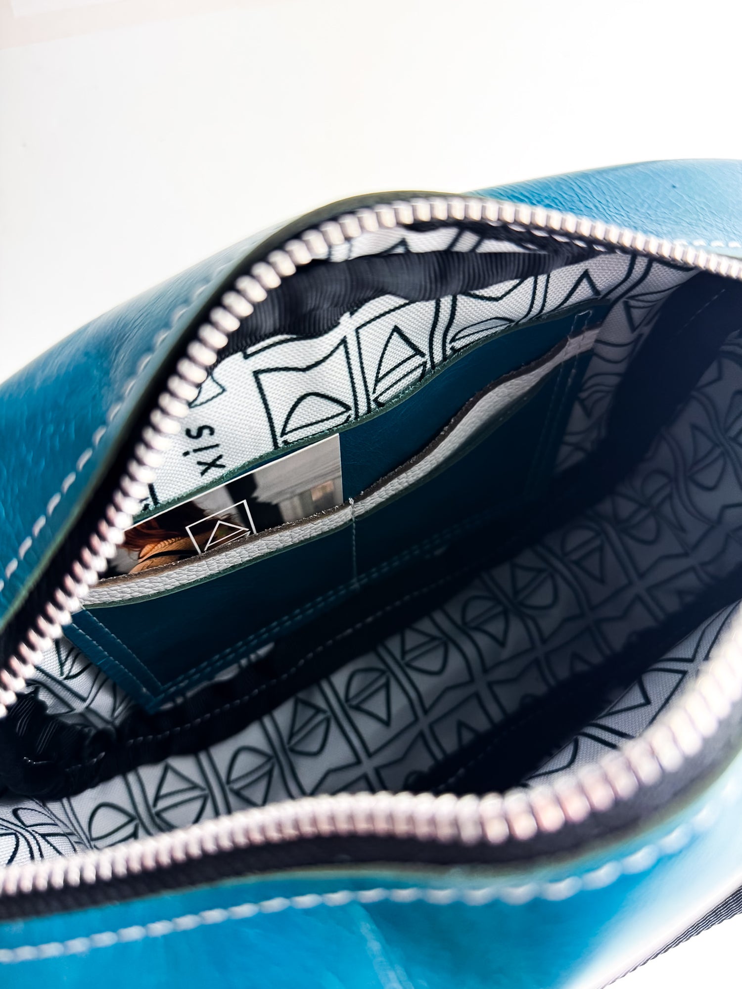 Steamboat Collection | Maeve Crossbody | Turquoise + White Pebble