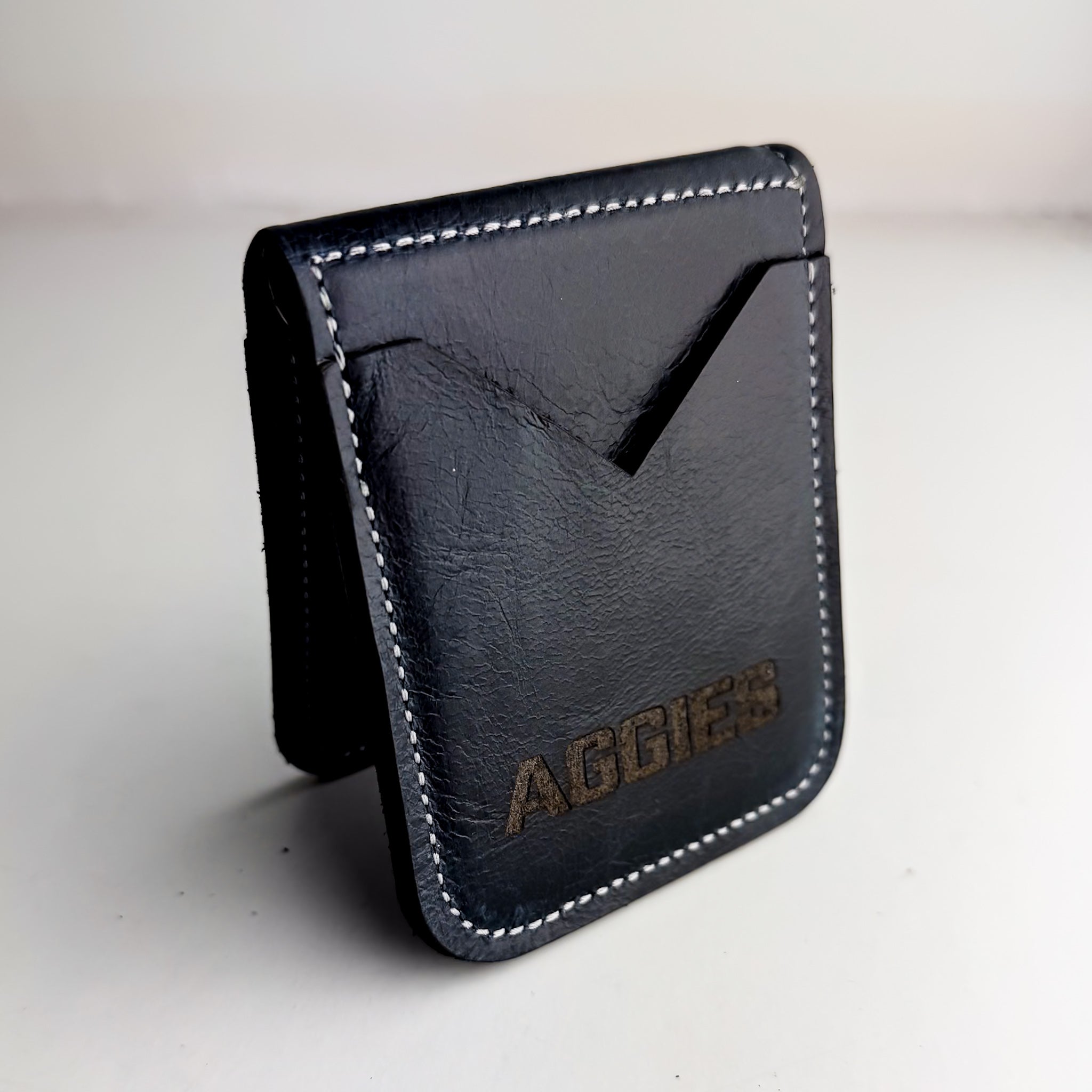 Utah State University Collection | Money Clip Wallet | Navy