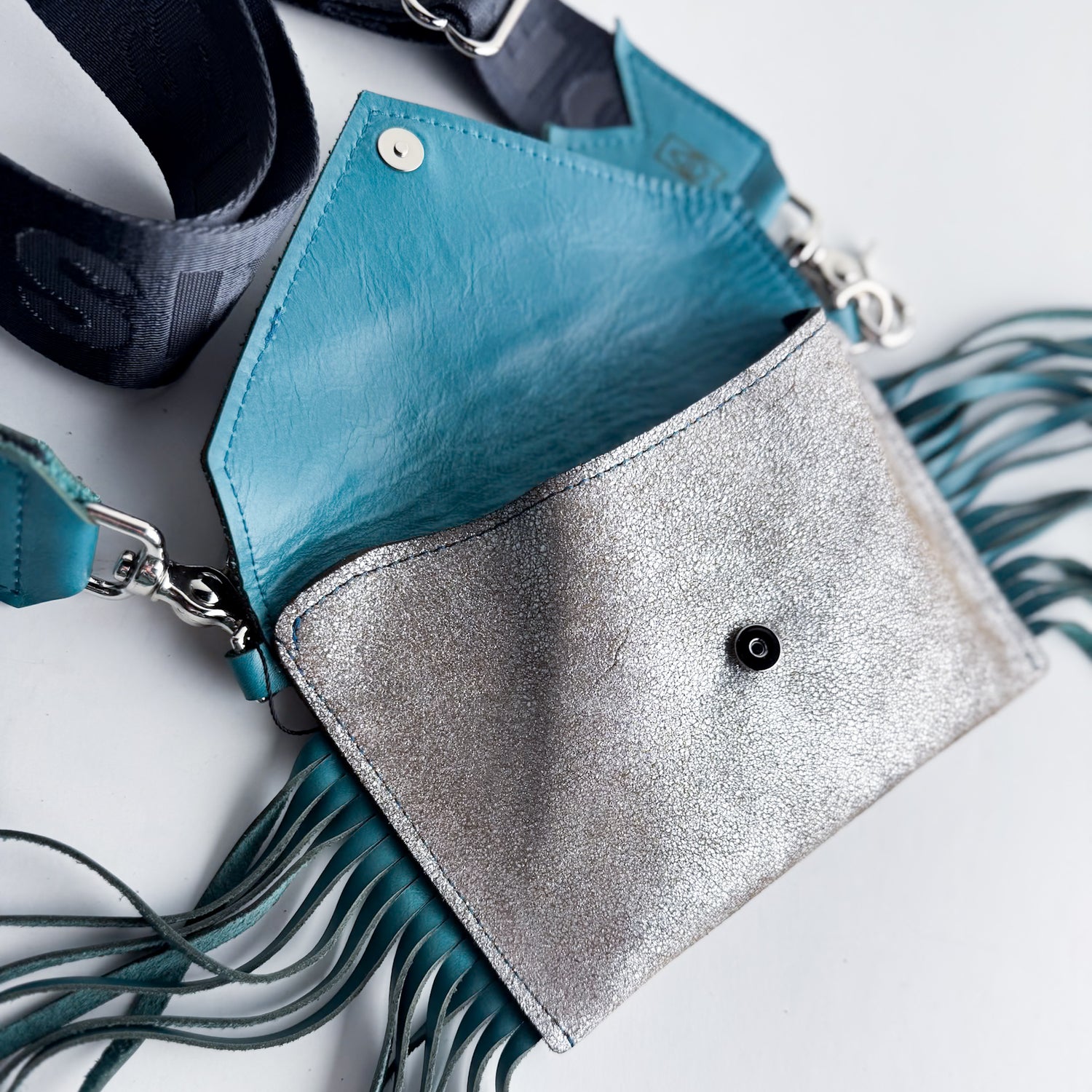 Rodeo Collection | Envelope Cellphone Crossbody | Sparkle + Ocean