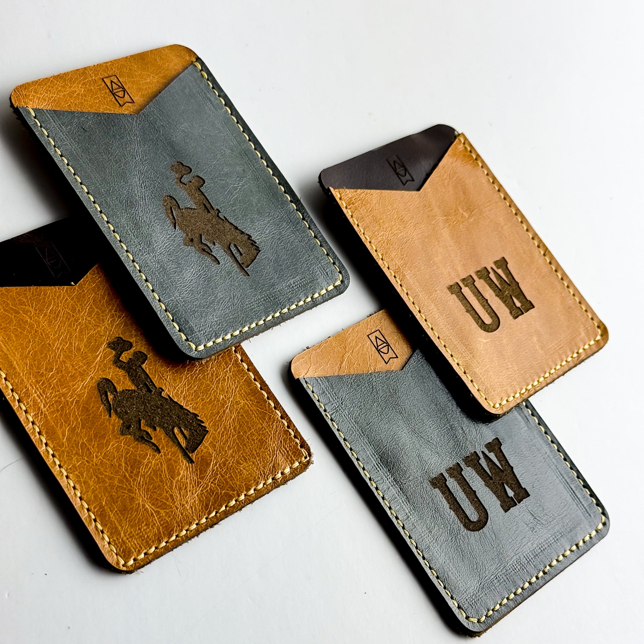 Steamboat Collection | Cellphone Card Holders | Butter + Gray