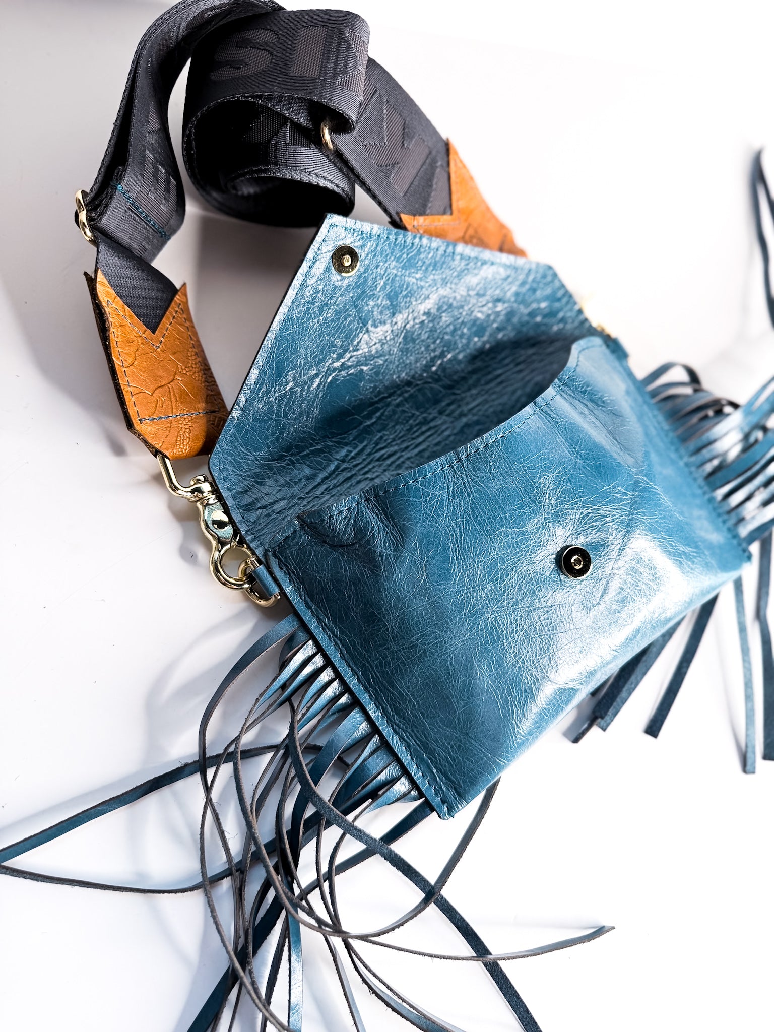 Vintage Cowgirl Collection | Envelope Cellphone Crossbody | Denim