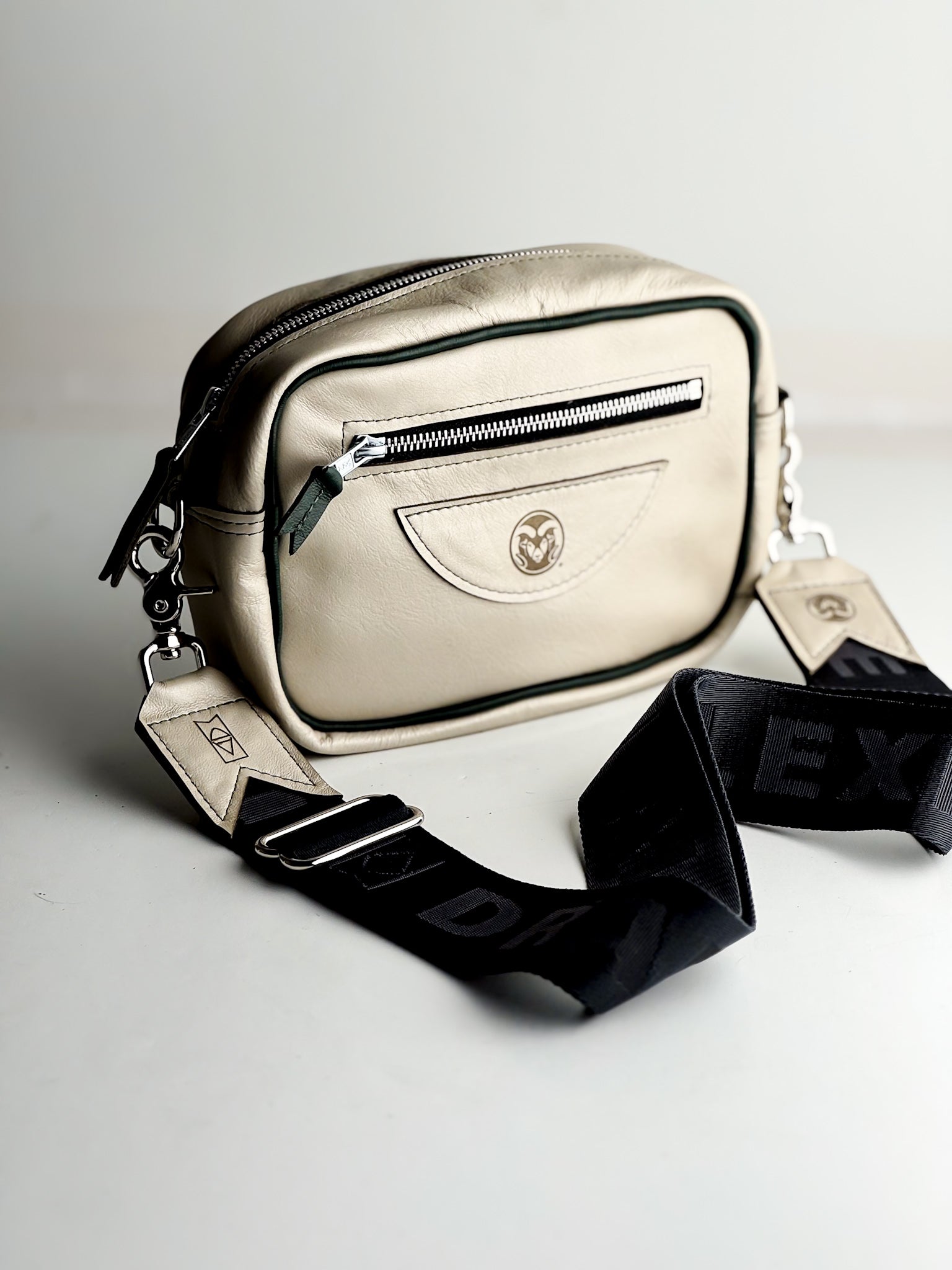 CSU Ram Collection | Maeve Crossbody | Platinum + Forest