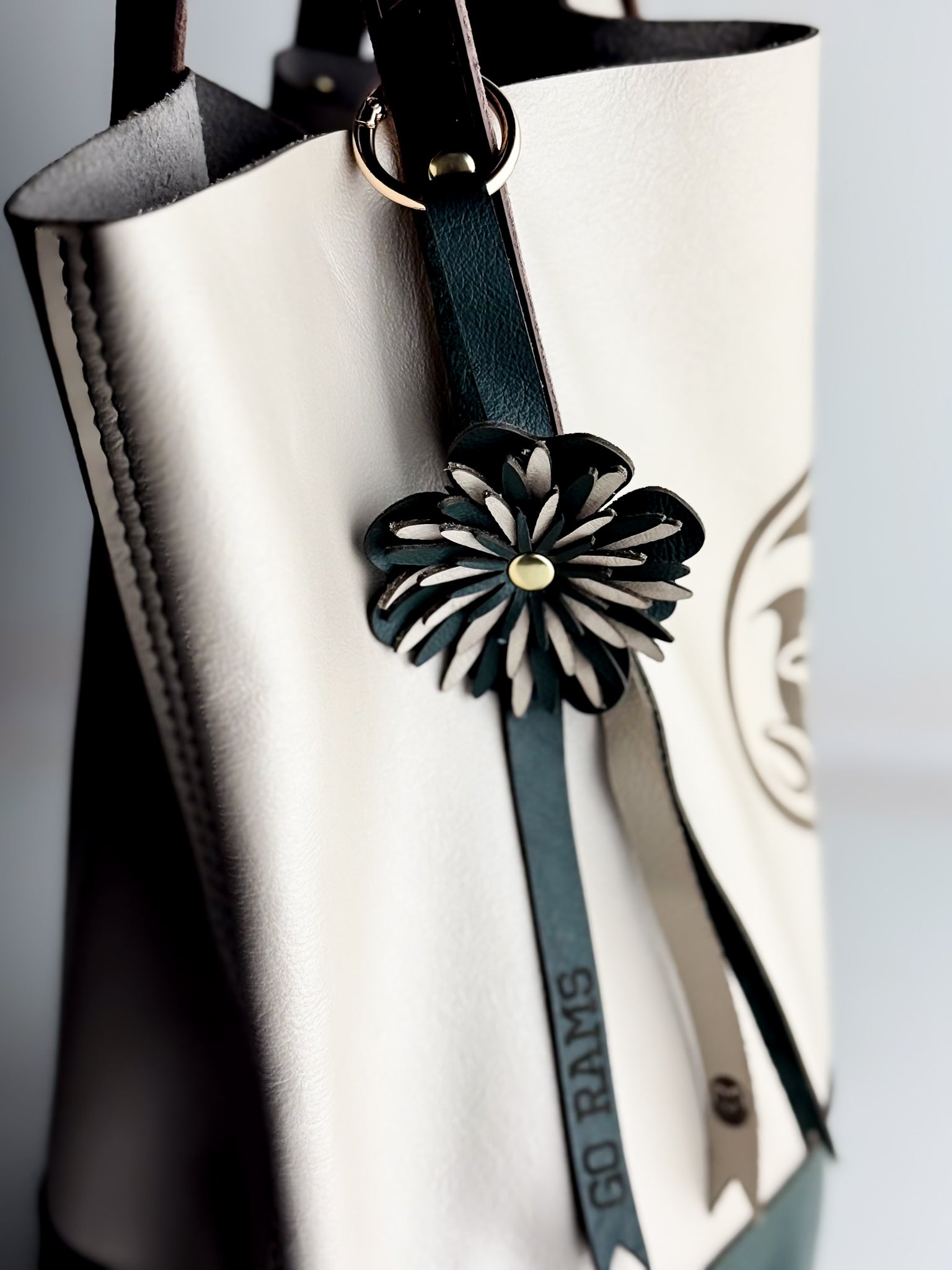 CSU Ram Collection | Market Tote | Forest + Platinum