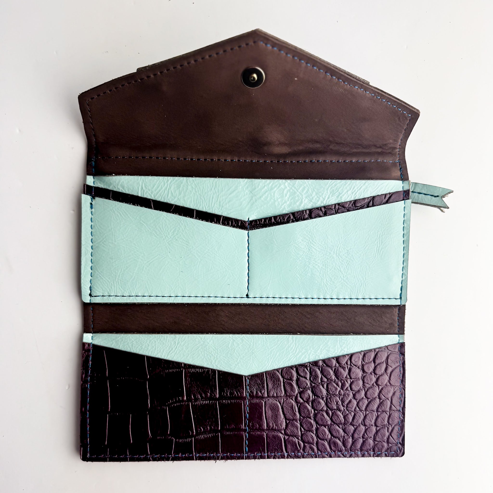 Autumn Reverie Collection | Genevieve Wallet | Mocha Suede