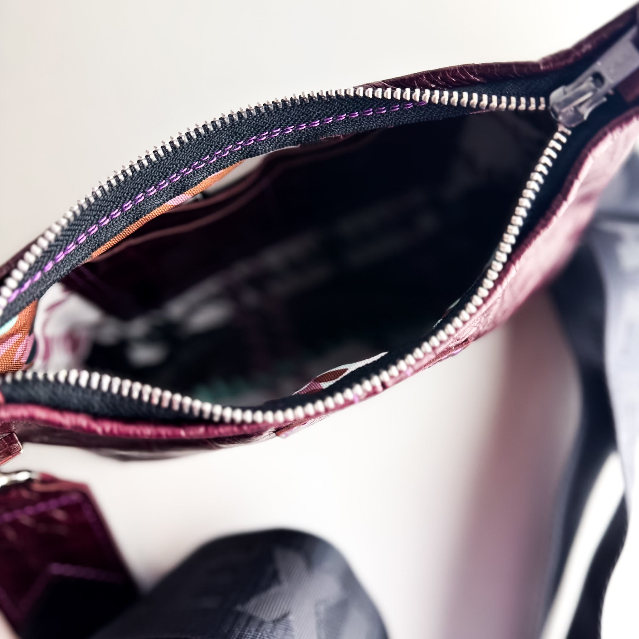 Autumn Reverie Collection | Penelope Crossbody | Plum Croc