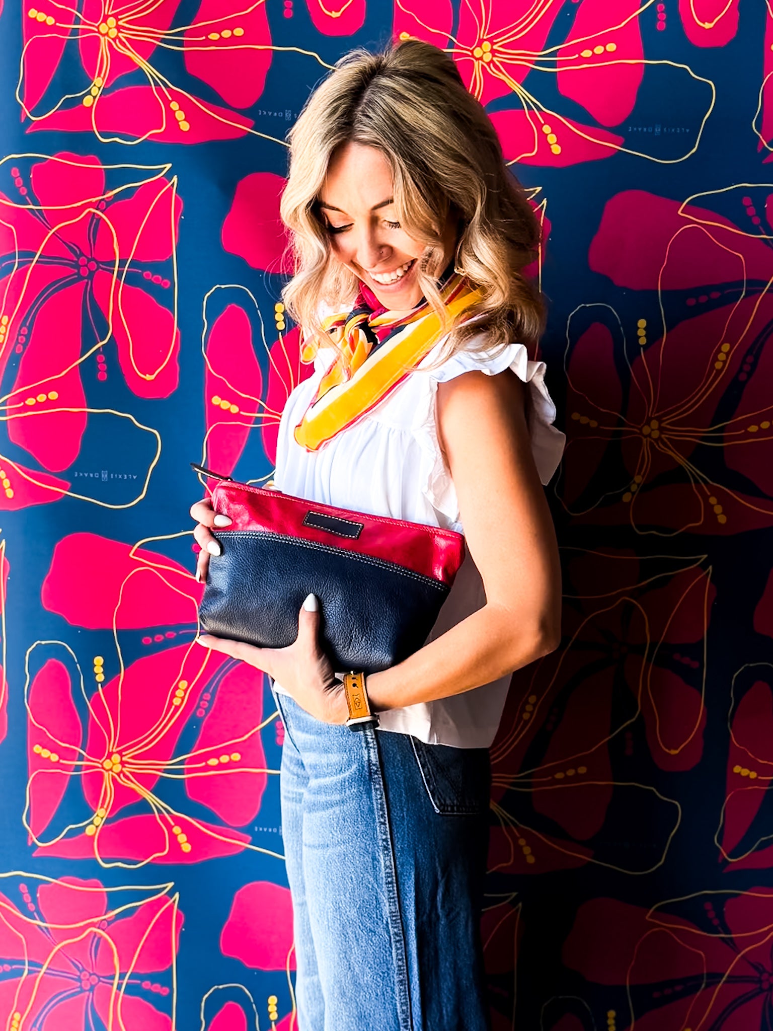 Pre-Order | Color Theory Collection | Carry More Clutch | Wild Berry + Midnight Navy