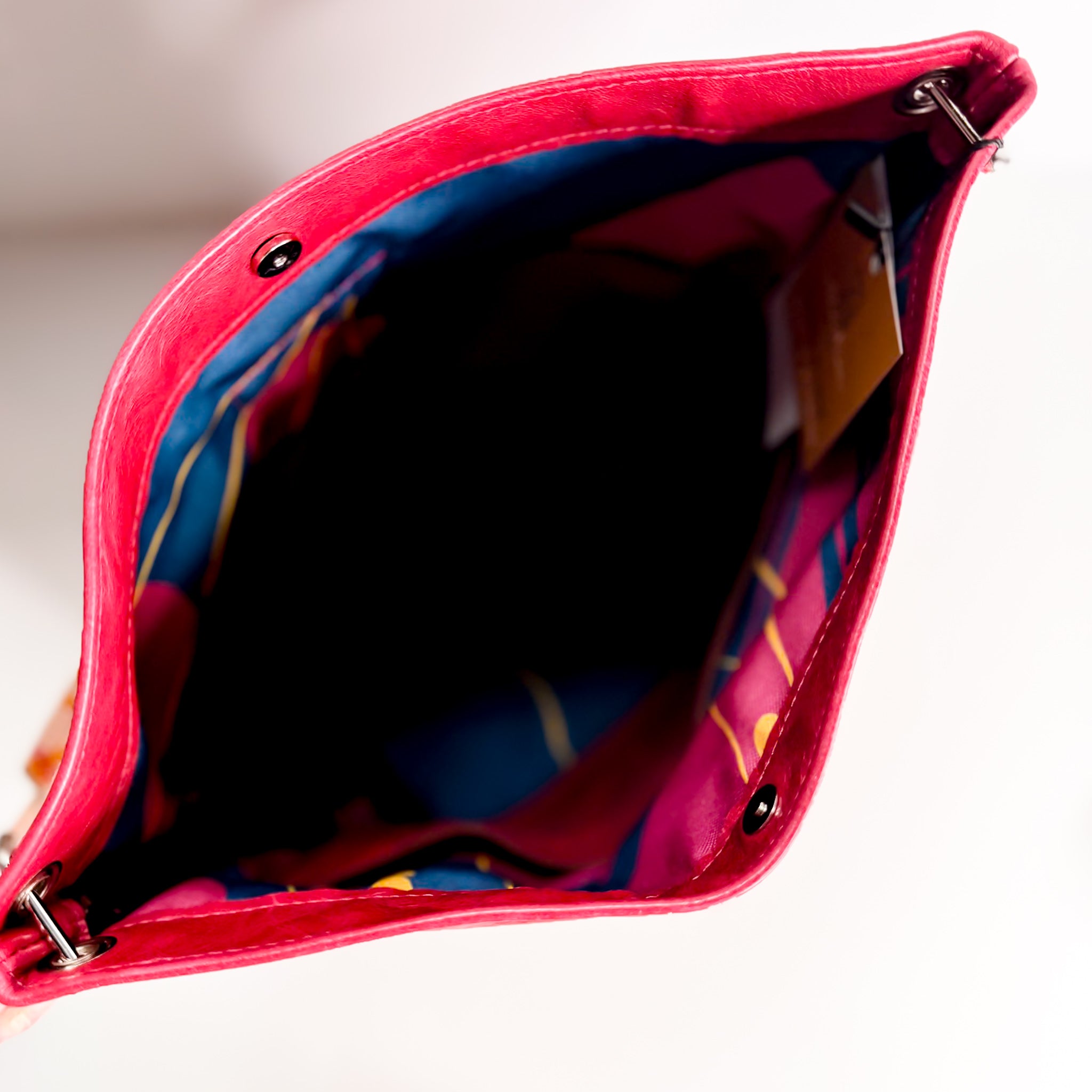 Color Theory Collection | Train Shoulder Tote | Wild Berry + Mustard