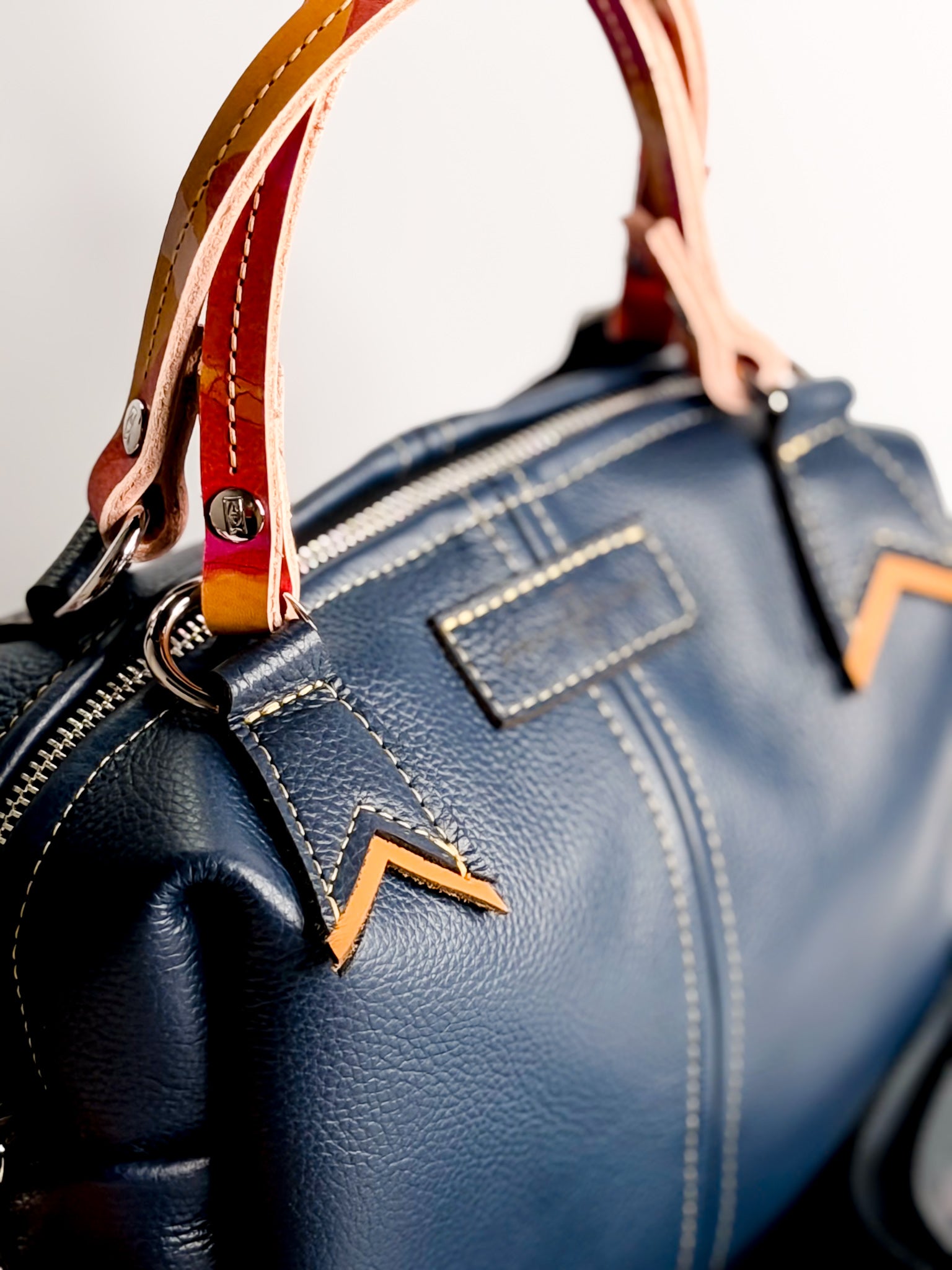 Color Theory Collection | Dolly Satchel + Crossbody | Midnight Navy