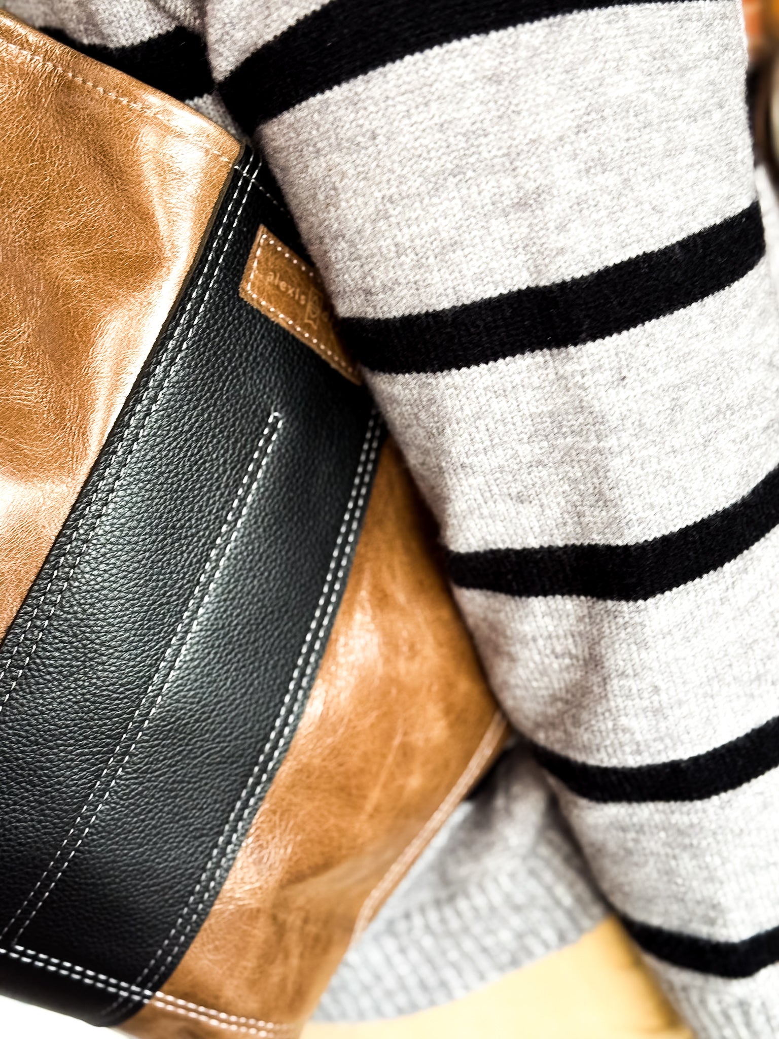 Blank Canvas Collection | Tivoli Shoulder Tote | Clay + Ink Pebble