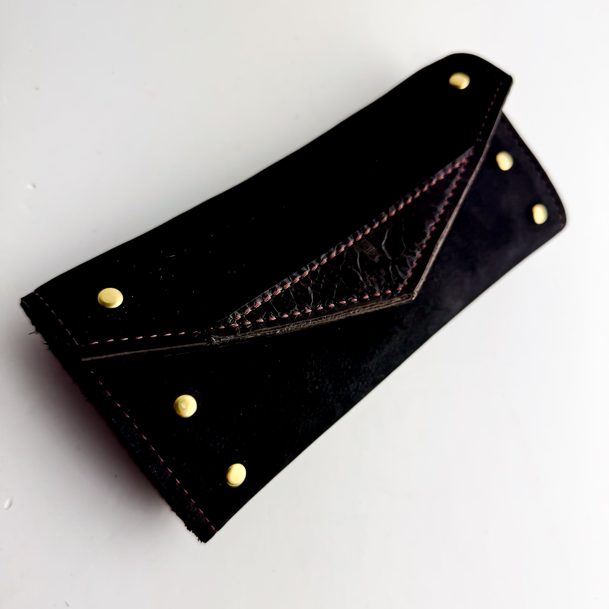 Midnight in Paris Collection | Genevieve Wallet | Noir Suede