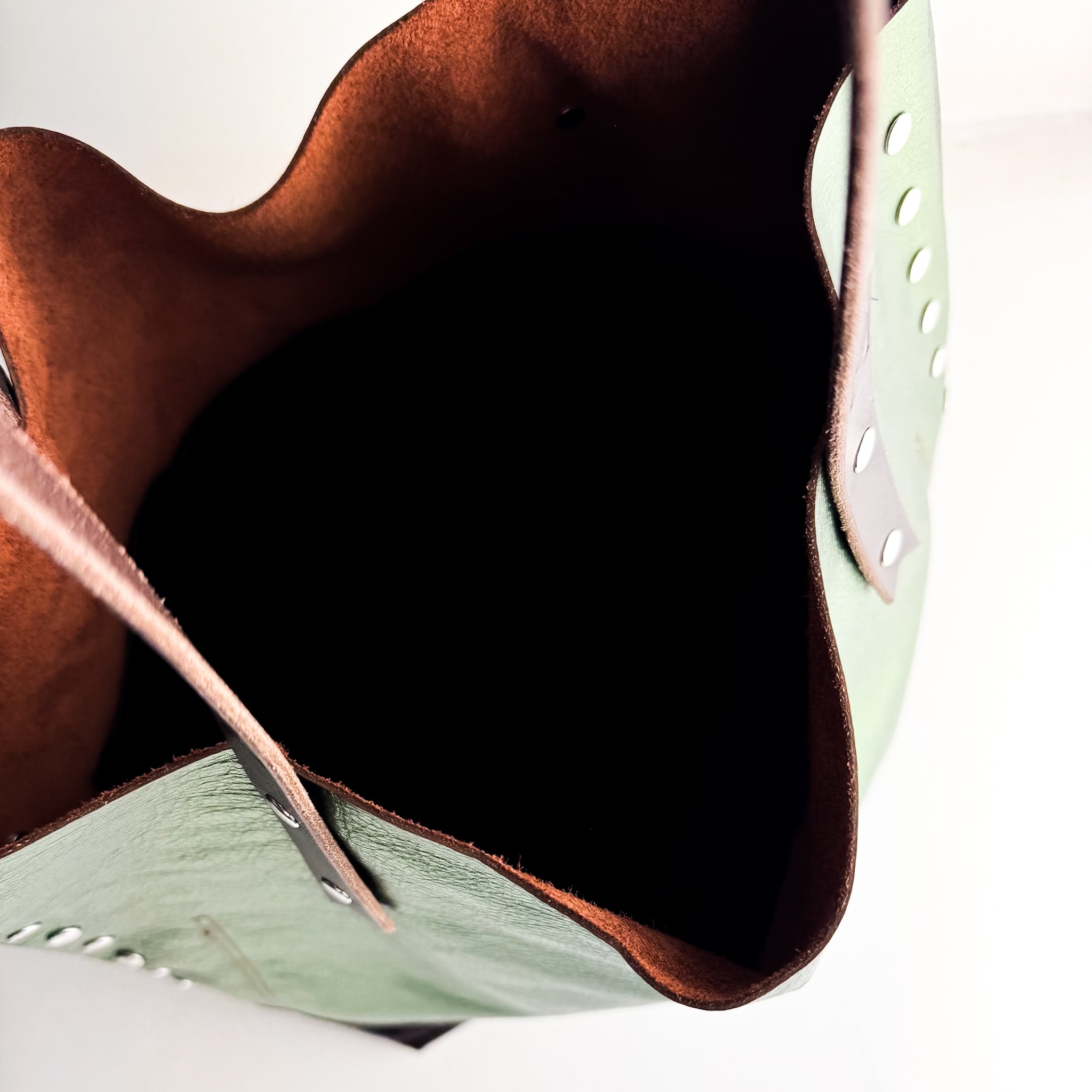 Midnight in Paris Collection | Market Tote | Emerald + Chocolate Truffle