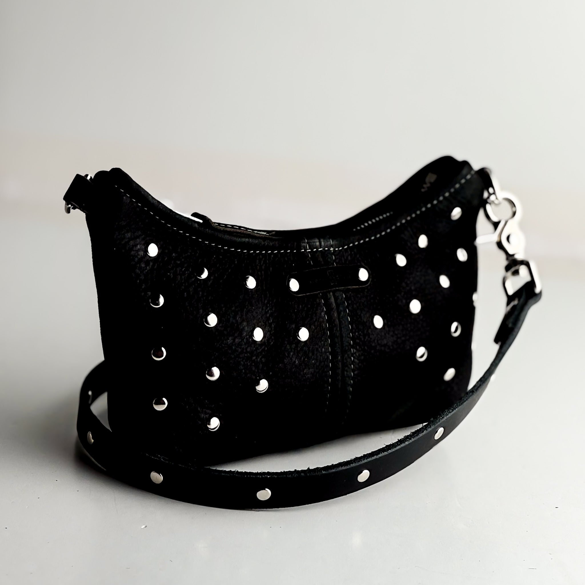 Midnight in Paris Collection | Penelope Crossbody | Noir Suede