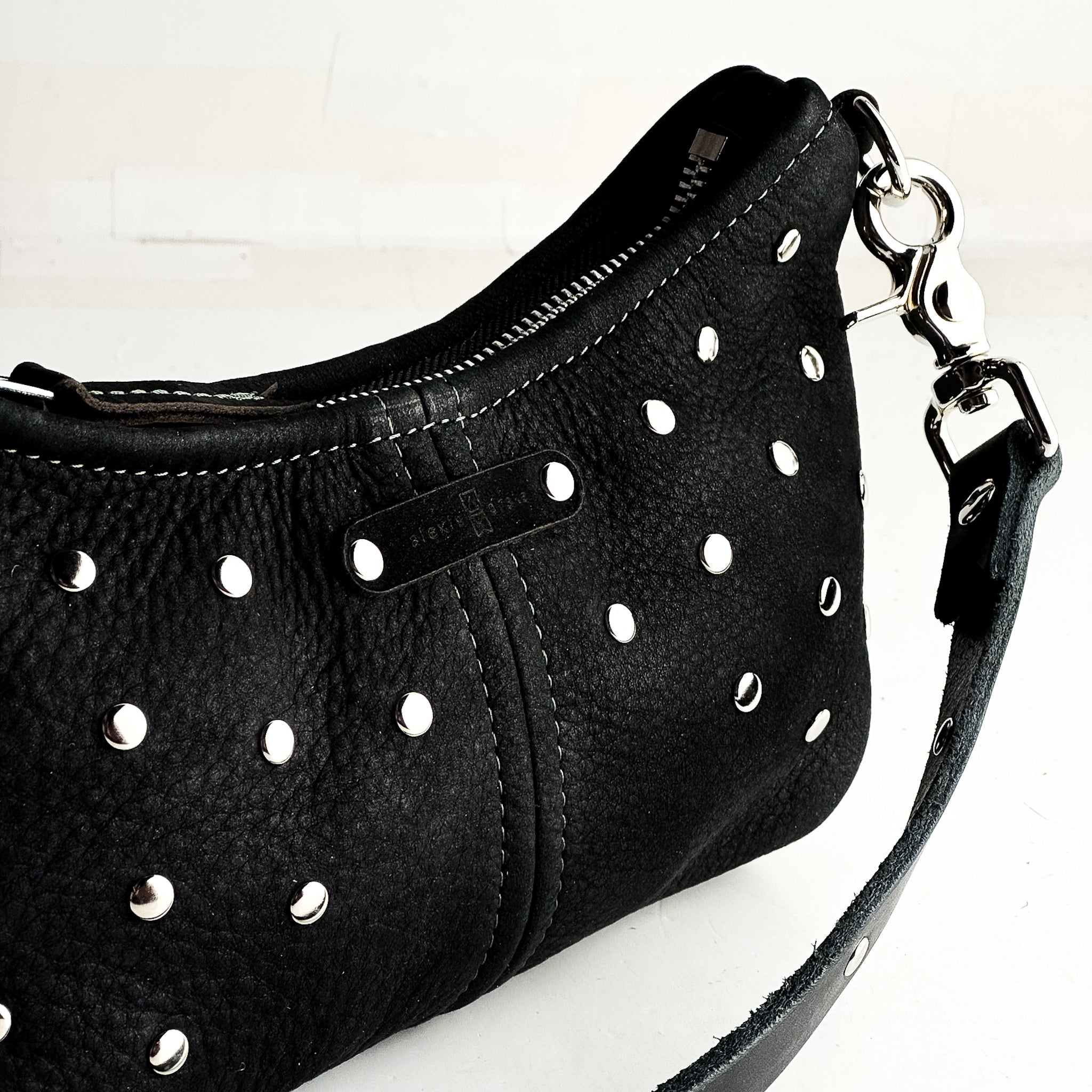 Midnight in Paris Collection | Penelope Crossbody | Noir Suede