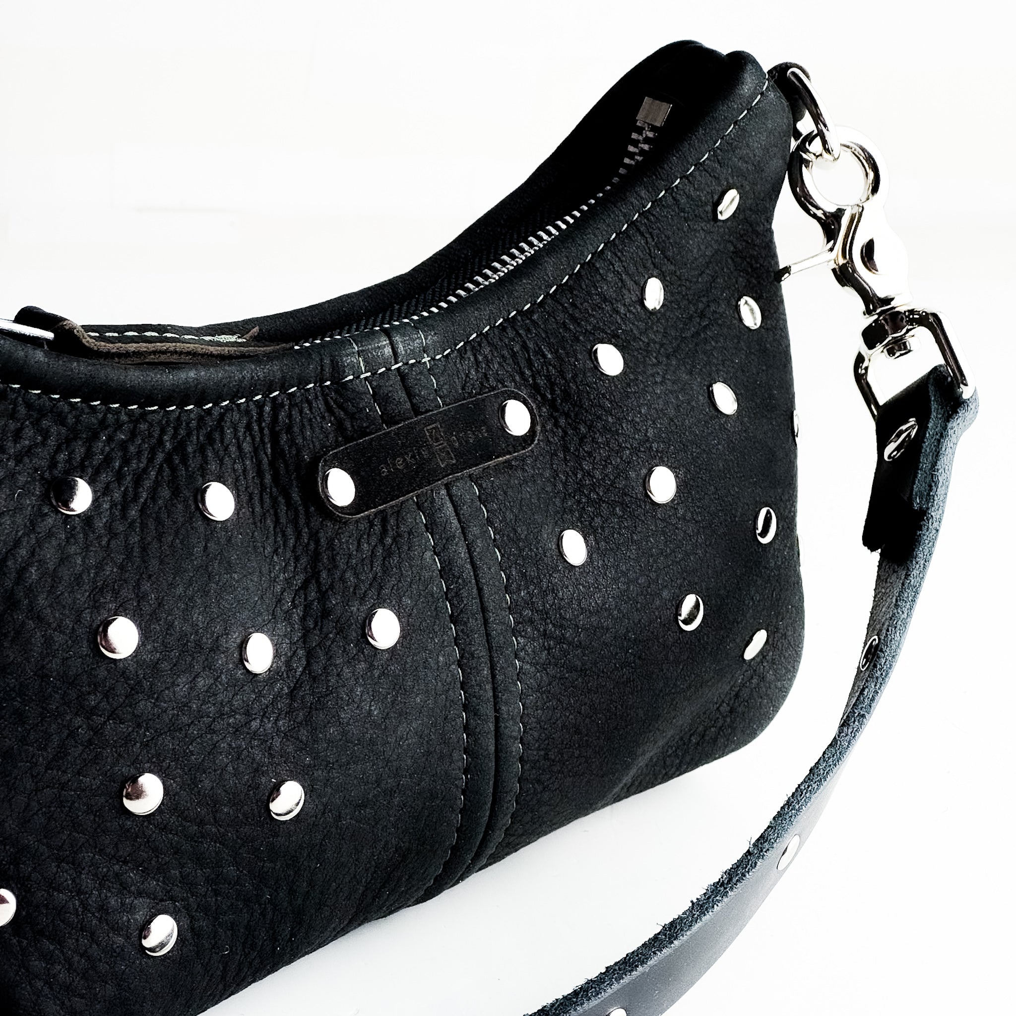 Midnight in Paris Collection | Penelope Crossbody | Noir Suede