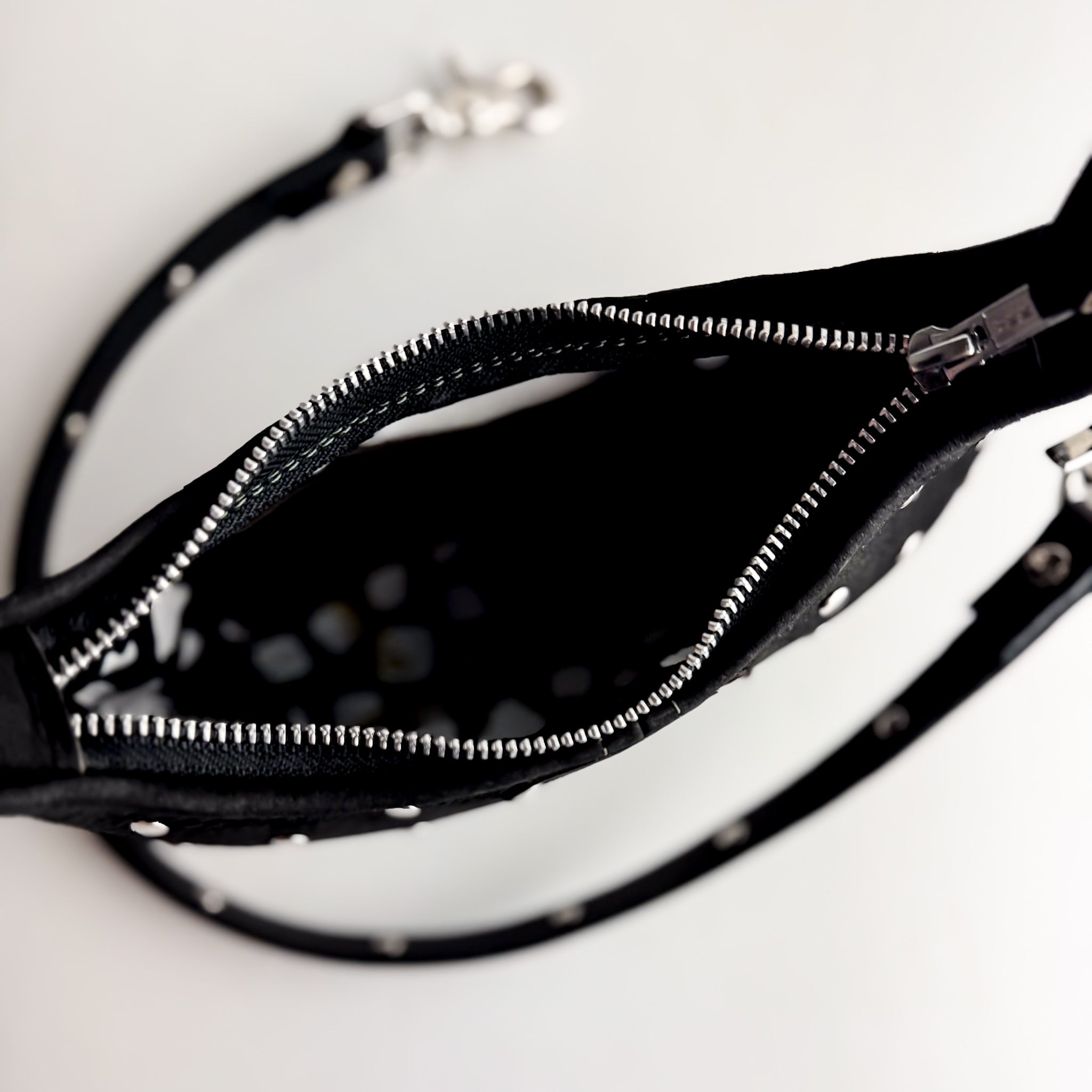 Midnight in Paris Collection | Penelope Crossbody | Noir Suede