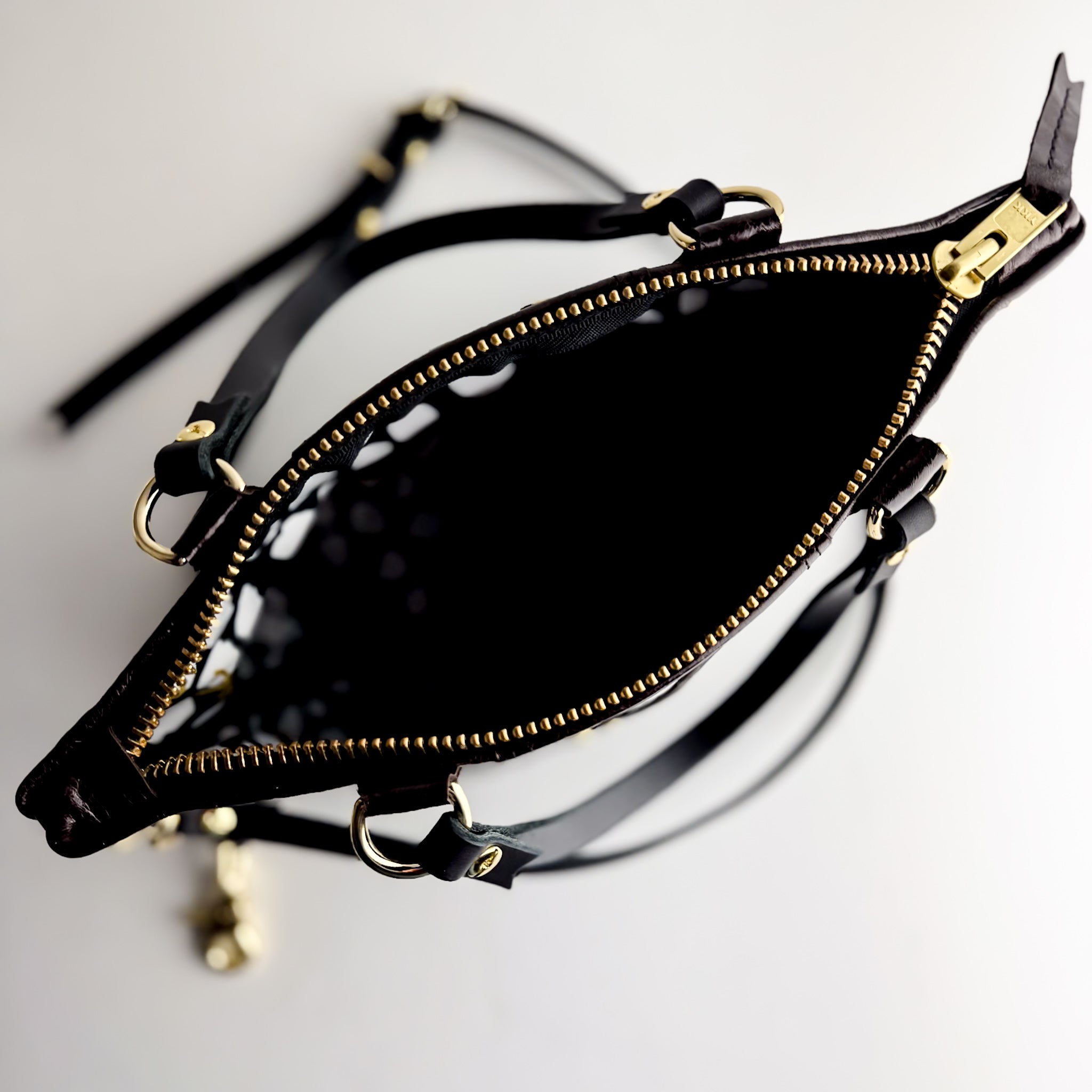 Midnight in Paris Collection | Coco Satchel + Crossbody | Chocolate Truffle