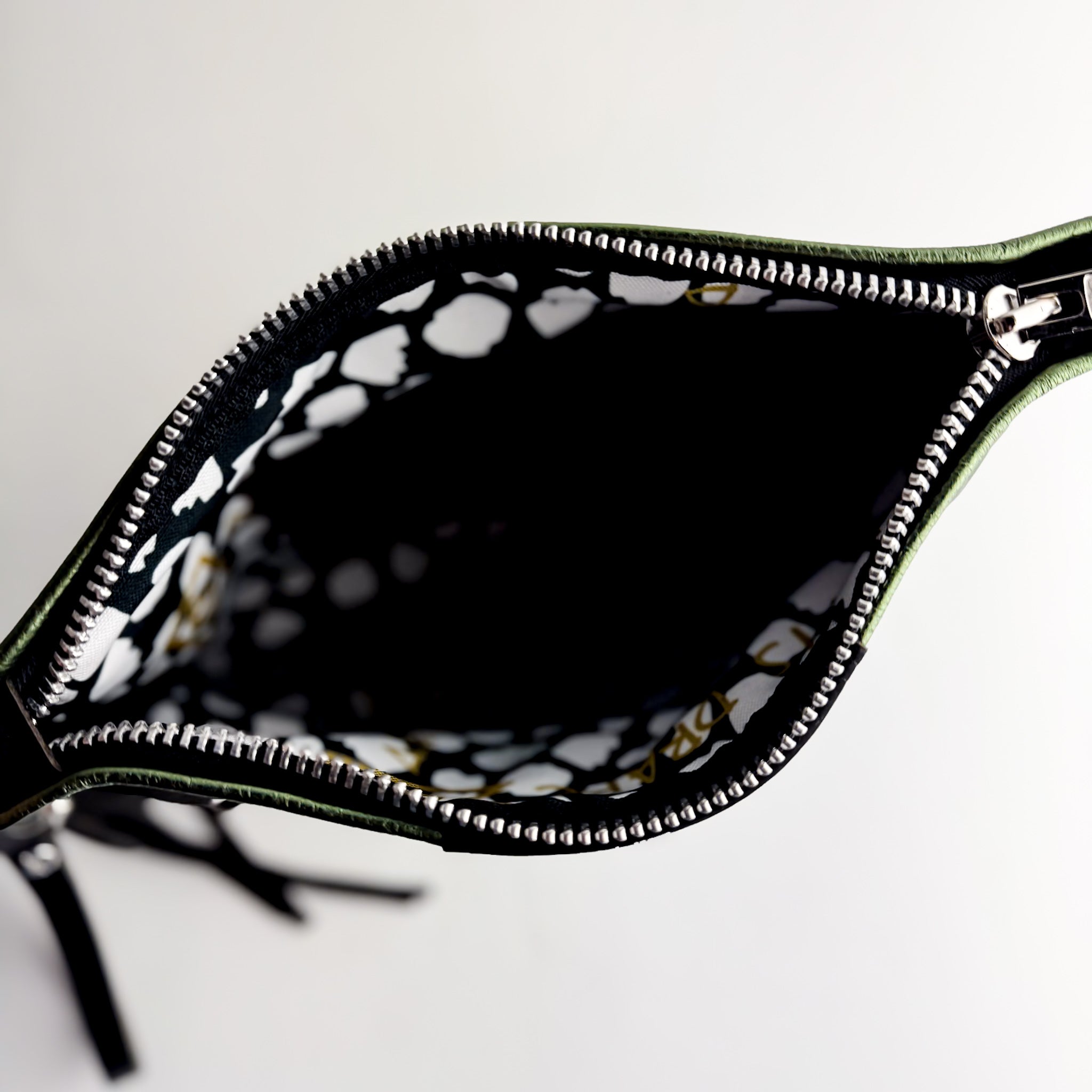 Midnight in Paris Collection | Jackie Clutch | Emerald + Noir Suede