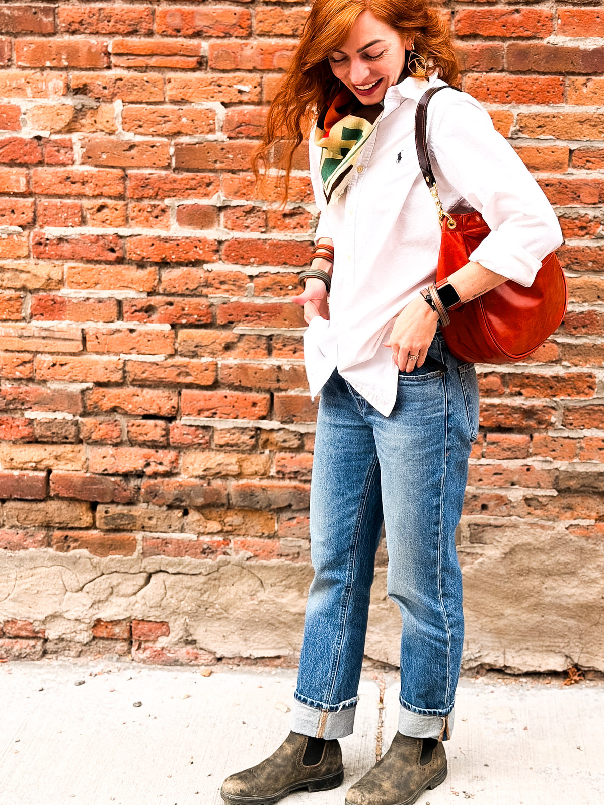 Turning Season Collection | Esther Shoulder Tote | Terracotta