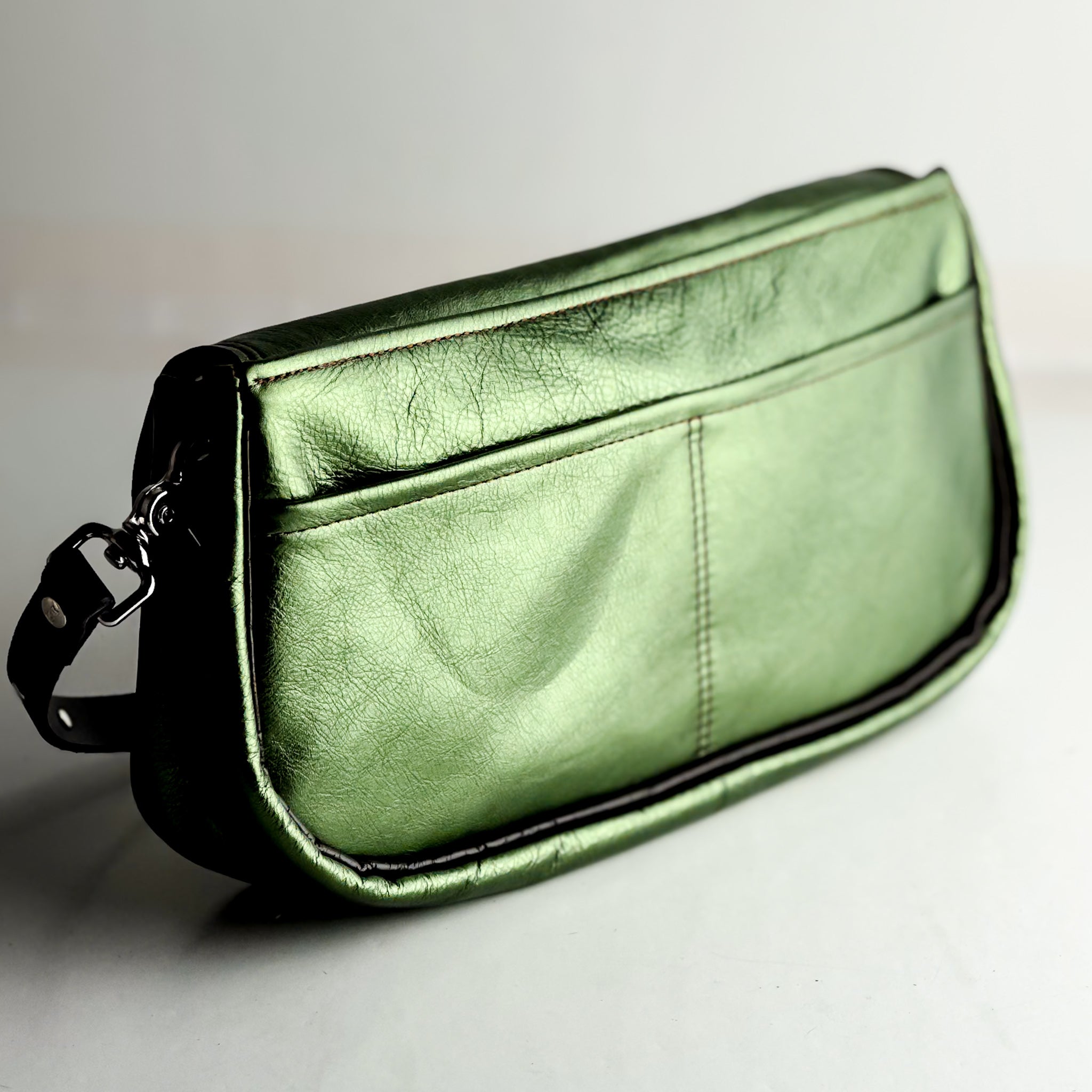 Midnight in Paris Collection | Adri Shoulder Tote | Emerald