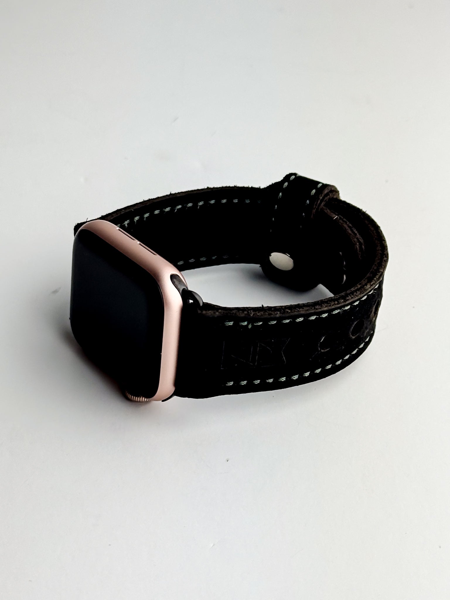 Midnight in Paris Collection | Apple Watch Band | Noir Suede