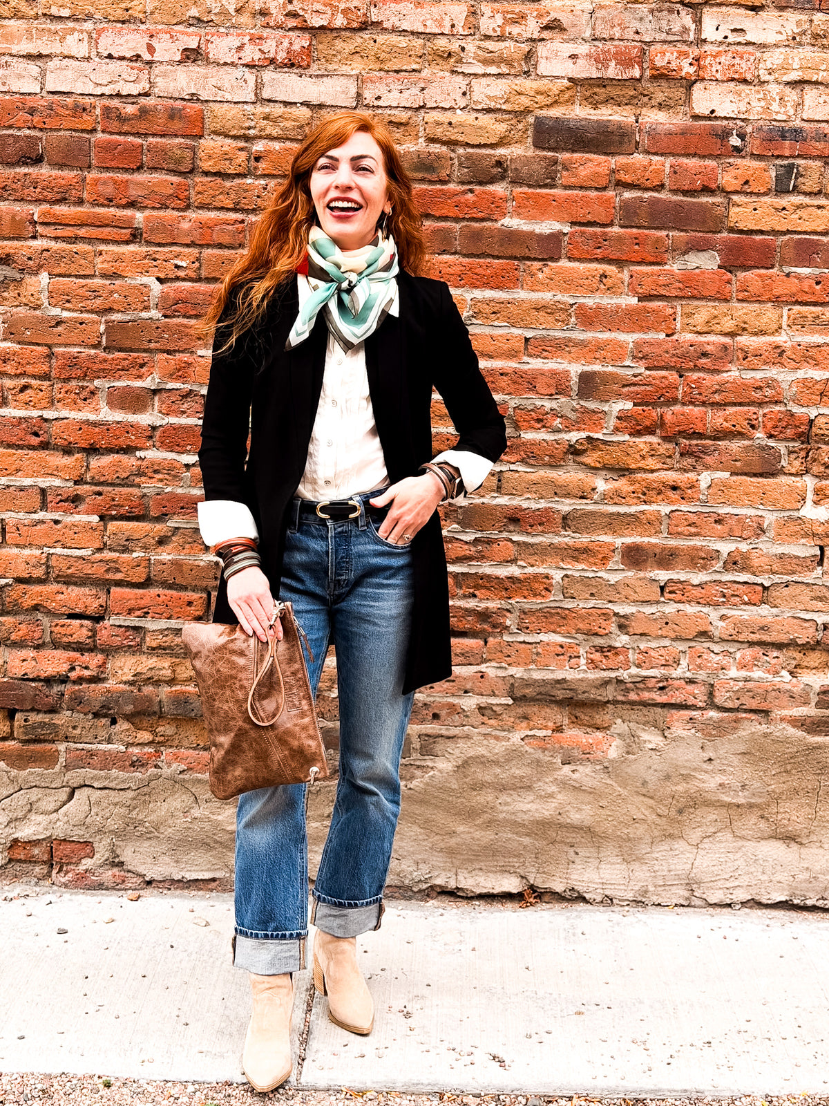 Turning Season Collection | Jackie Wristlet + Crossbody | Clay