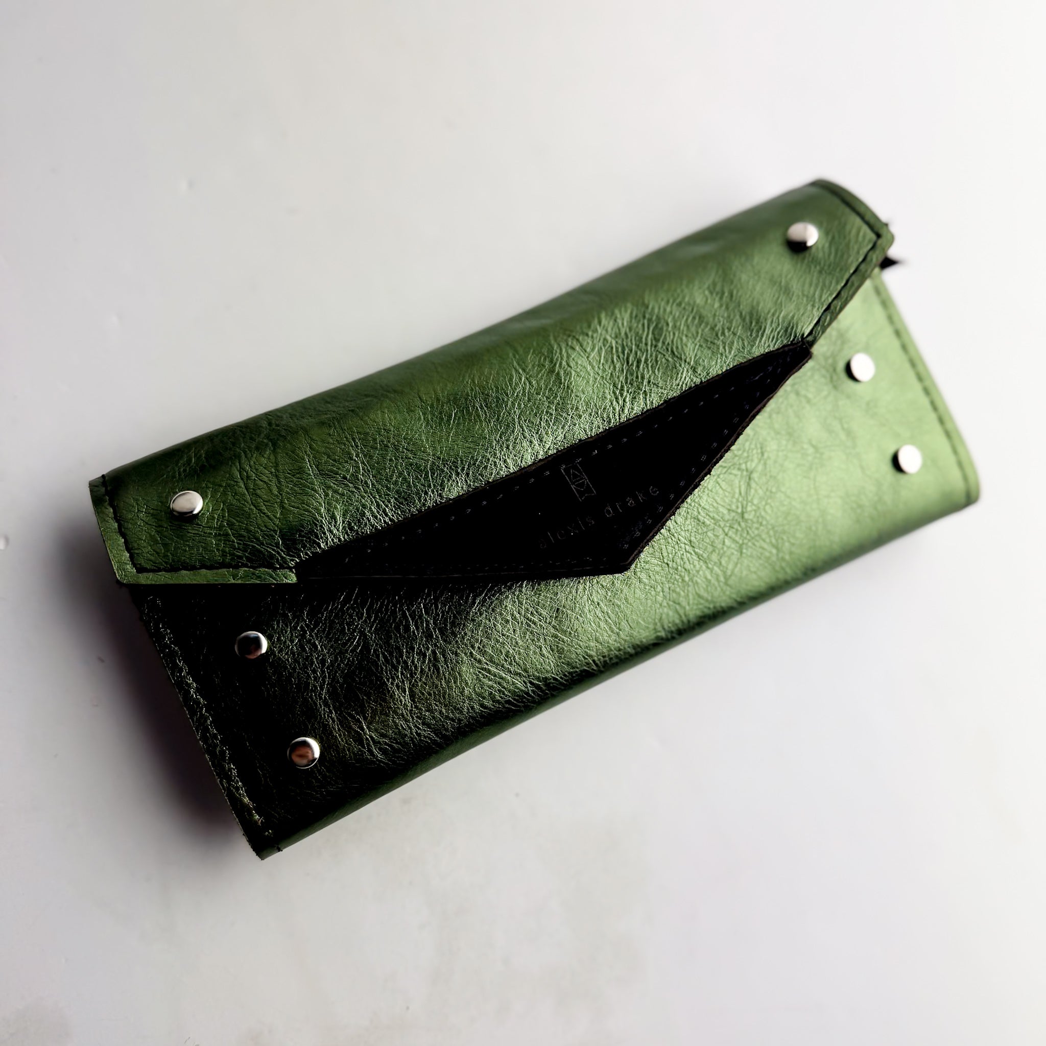 Midnight in Paris Collection | Genevieve Wallet | Emerald
