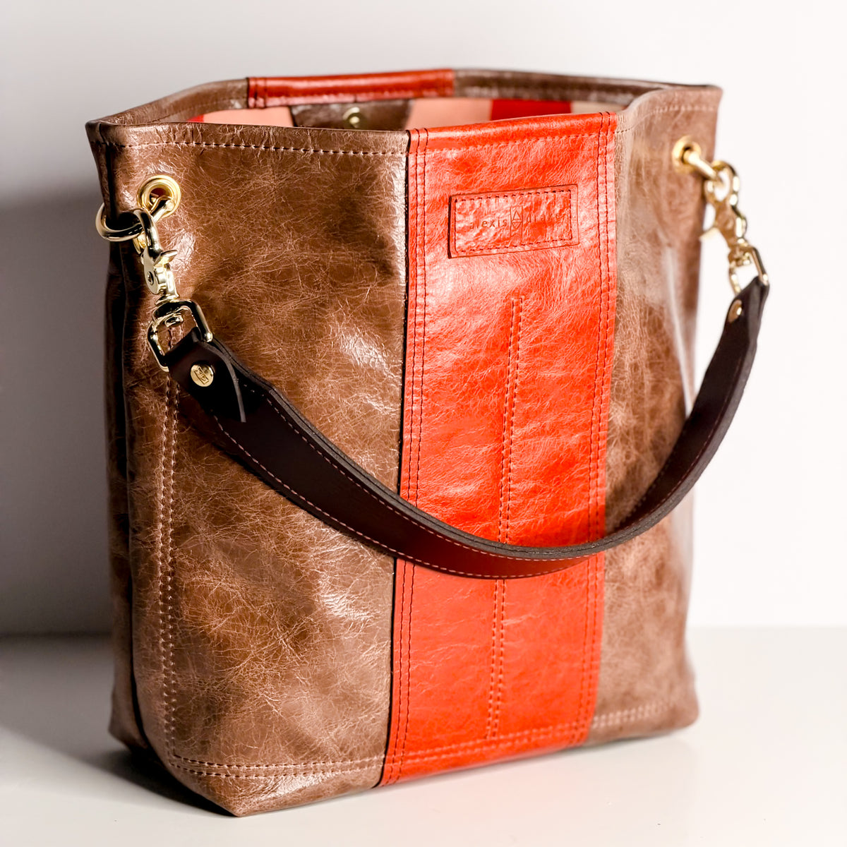 Turning Season Collection | Tivoli Shoulder Tote | Clay + Terracotta
