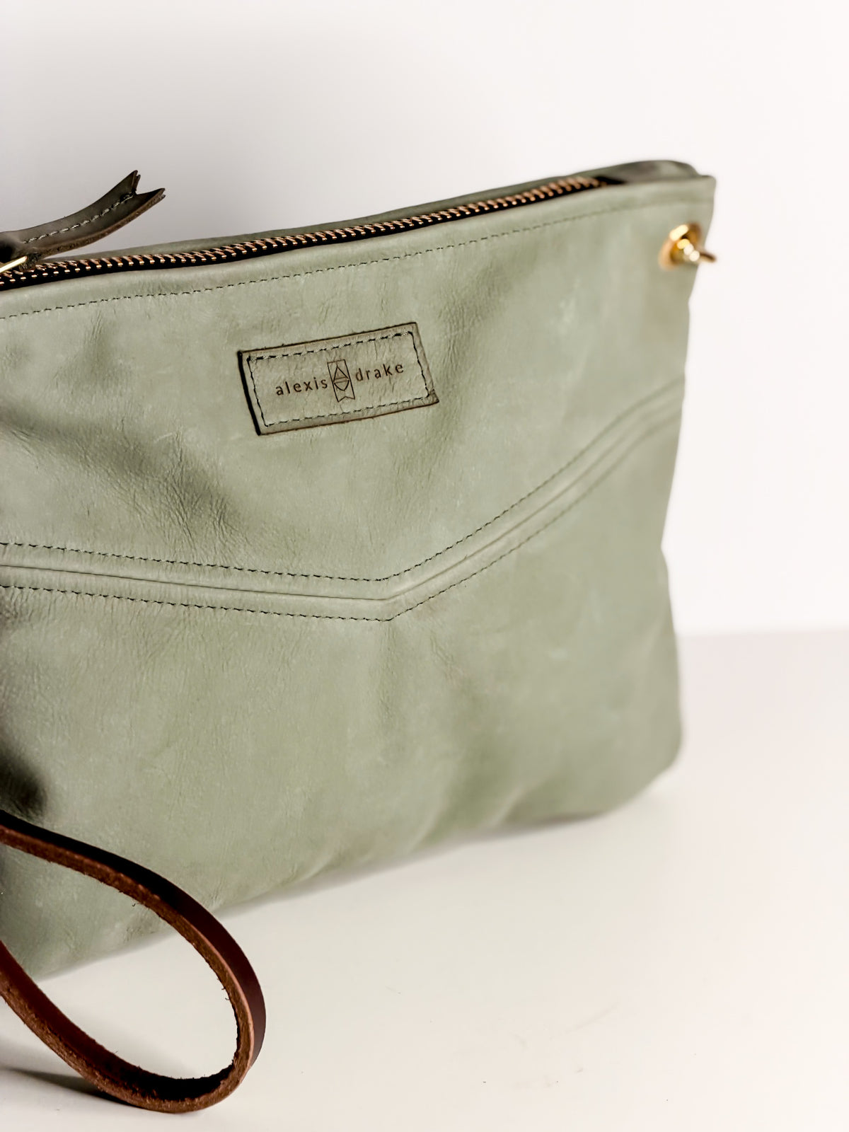 Turning Season Collection | Jackie Wristlet + Crossbody | Sage