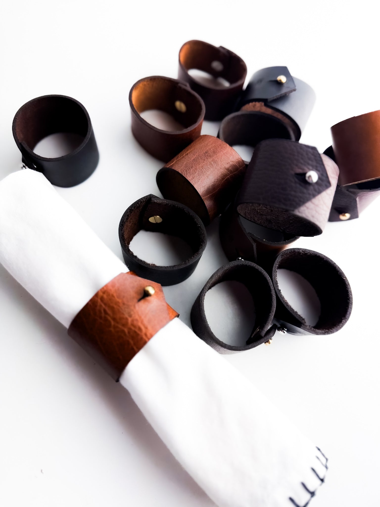 Home Collection | Leather Napkin Holders