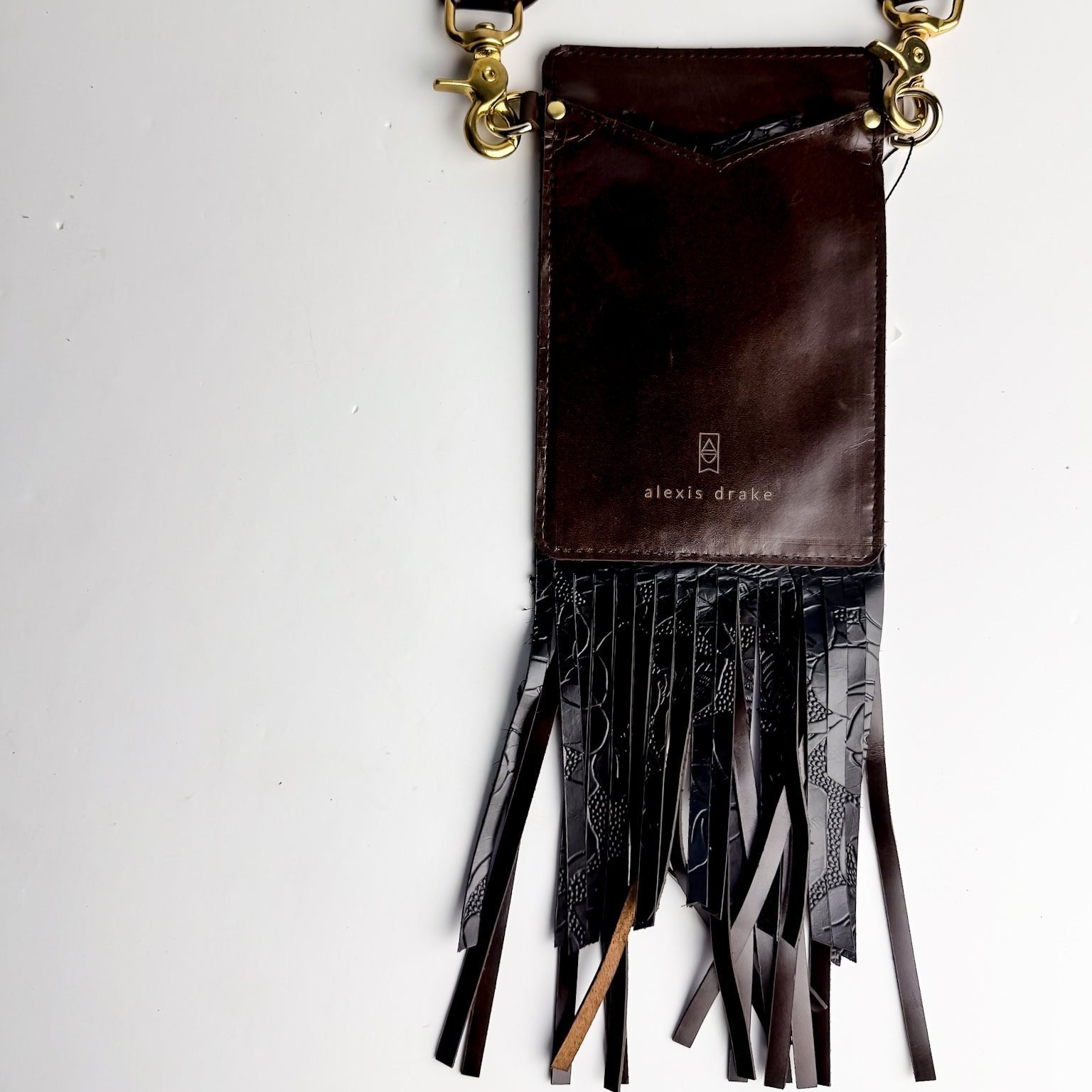 Rodeo Collection | Cellphone Crossbody | Black Rose + Rocky