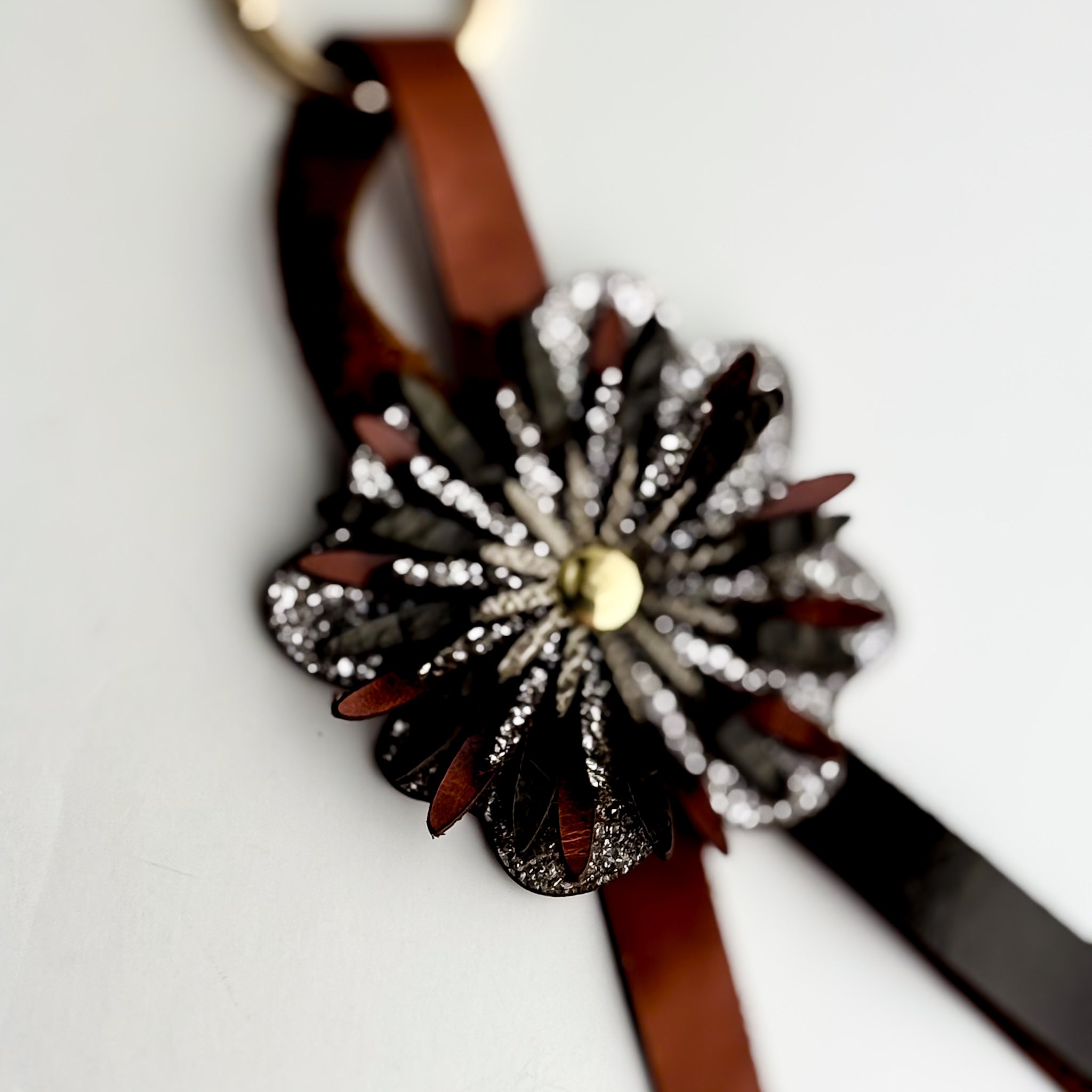 Keychain | Flower Floof Bag Charm | Various Oranges