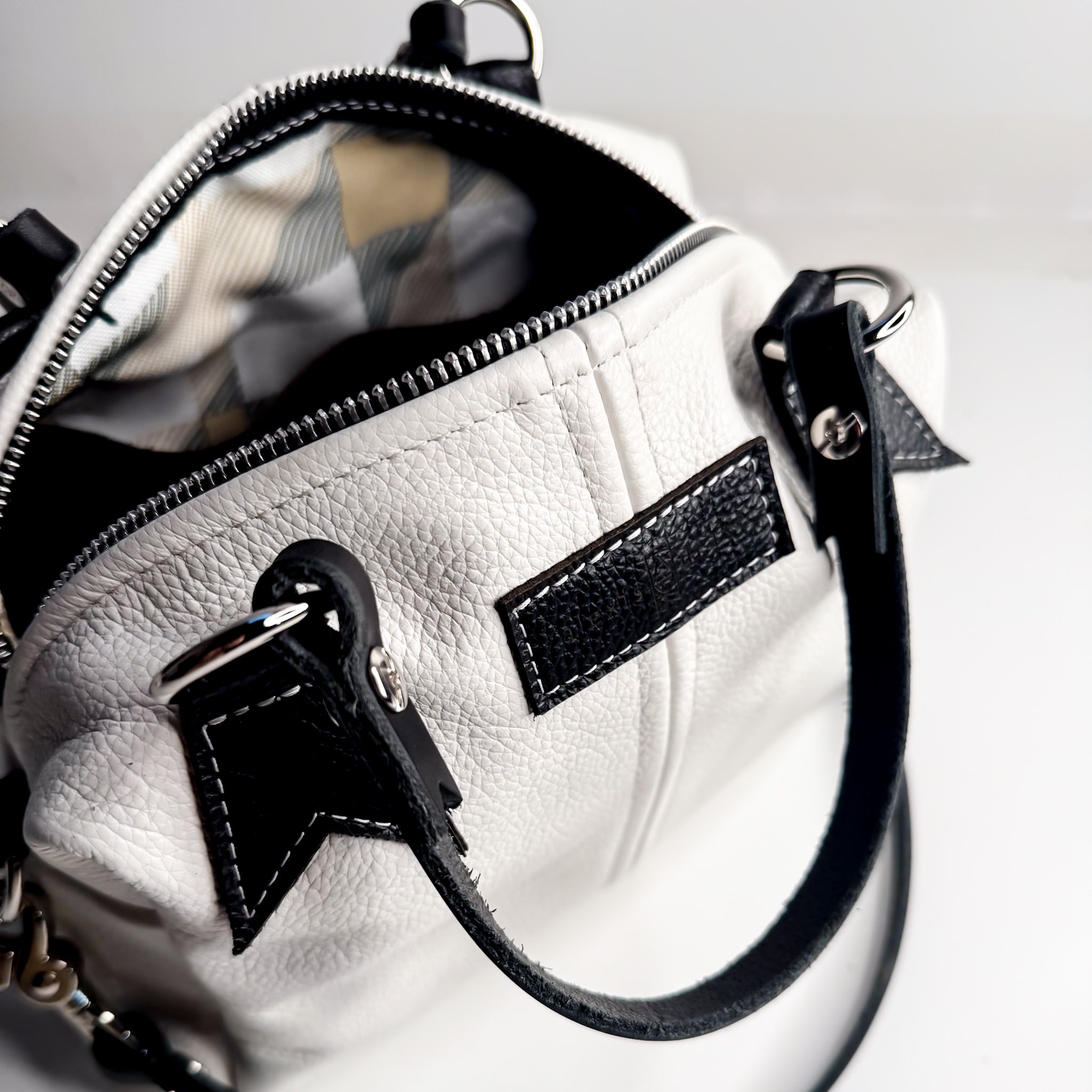 Blank Canvas Collection | Dolly Satchel + Crossbody | Gallery White