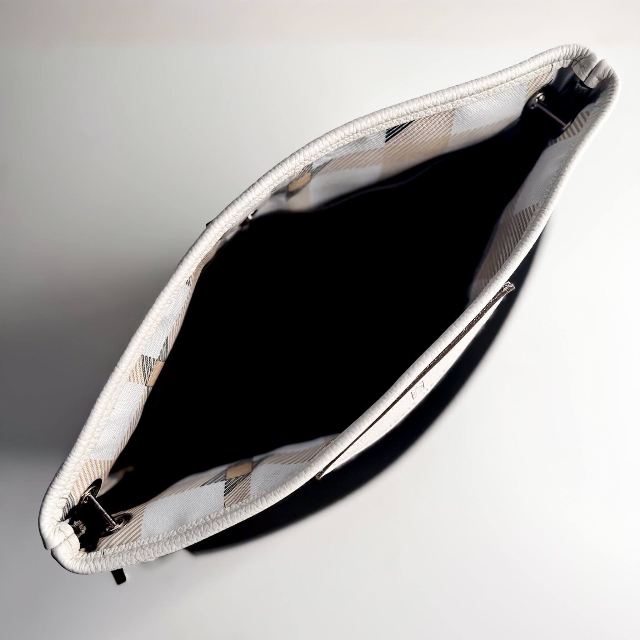 Blank Canvas Collection | Tivoli Shoulder Tote | Gallery White + Pebble Ink