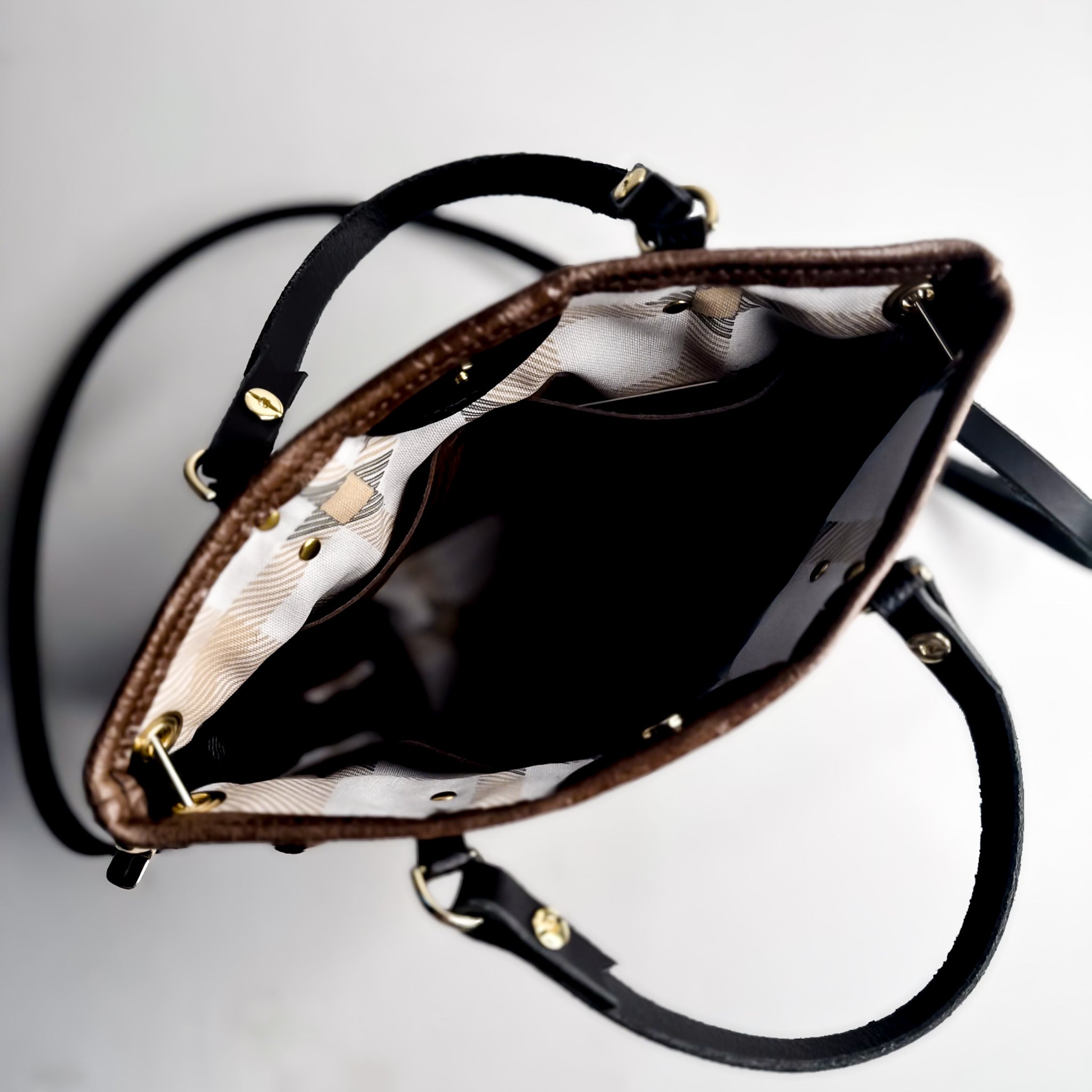 Blank Canvas Collection | Amika Satchel + Crossbody | Clay + Pebble Ink