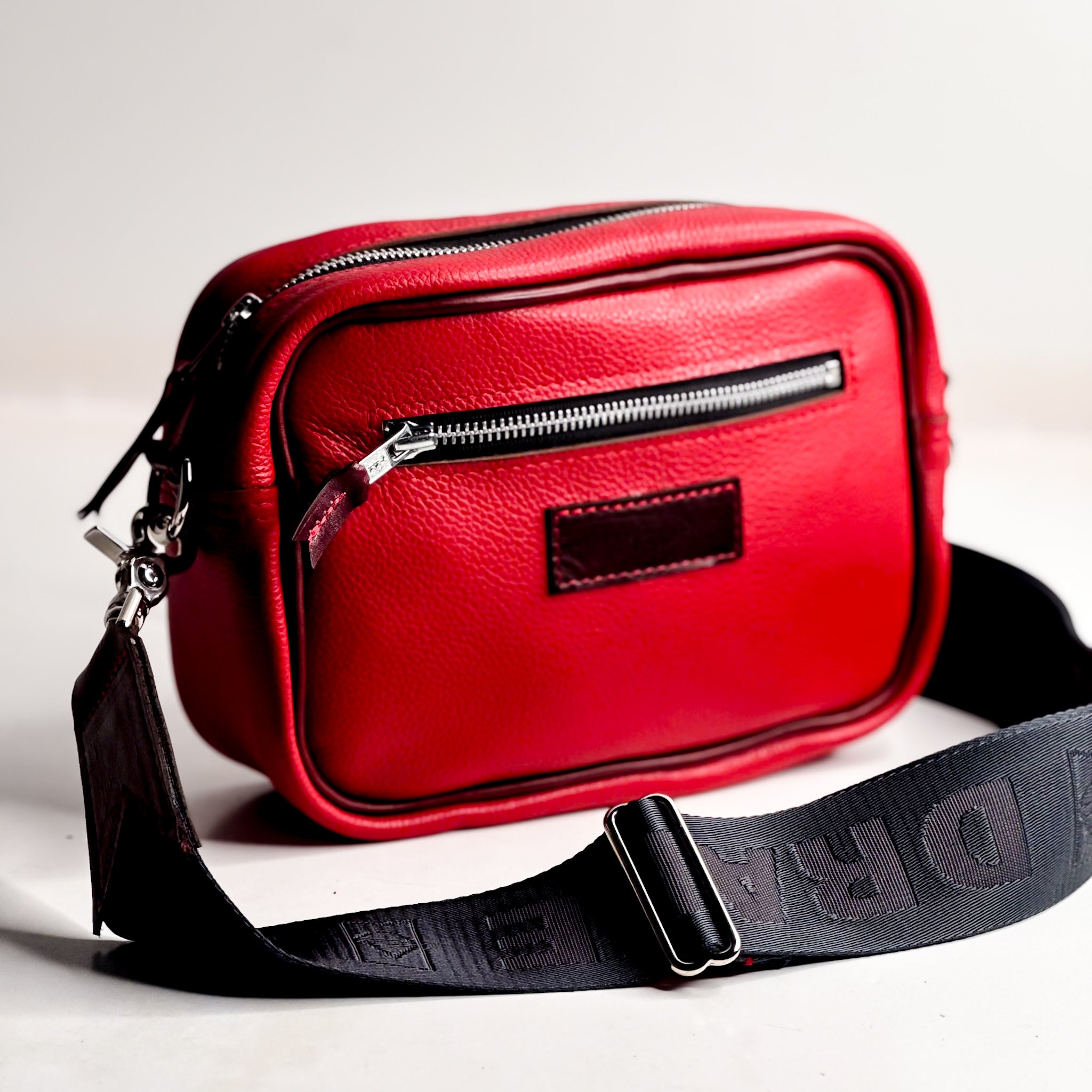 Heart + Hide Collection | Maeve Crossbody | Crimson + Wine