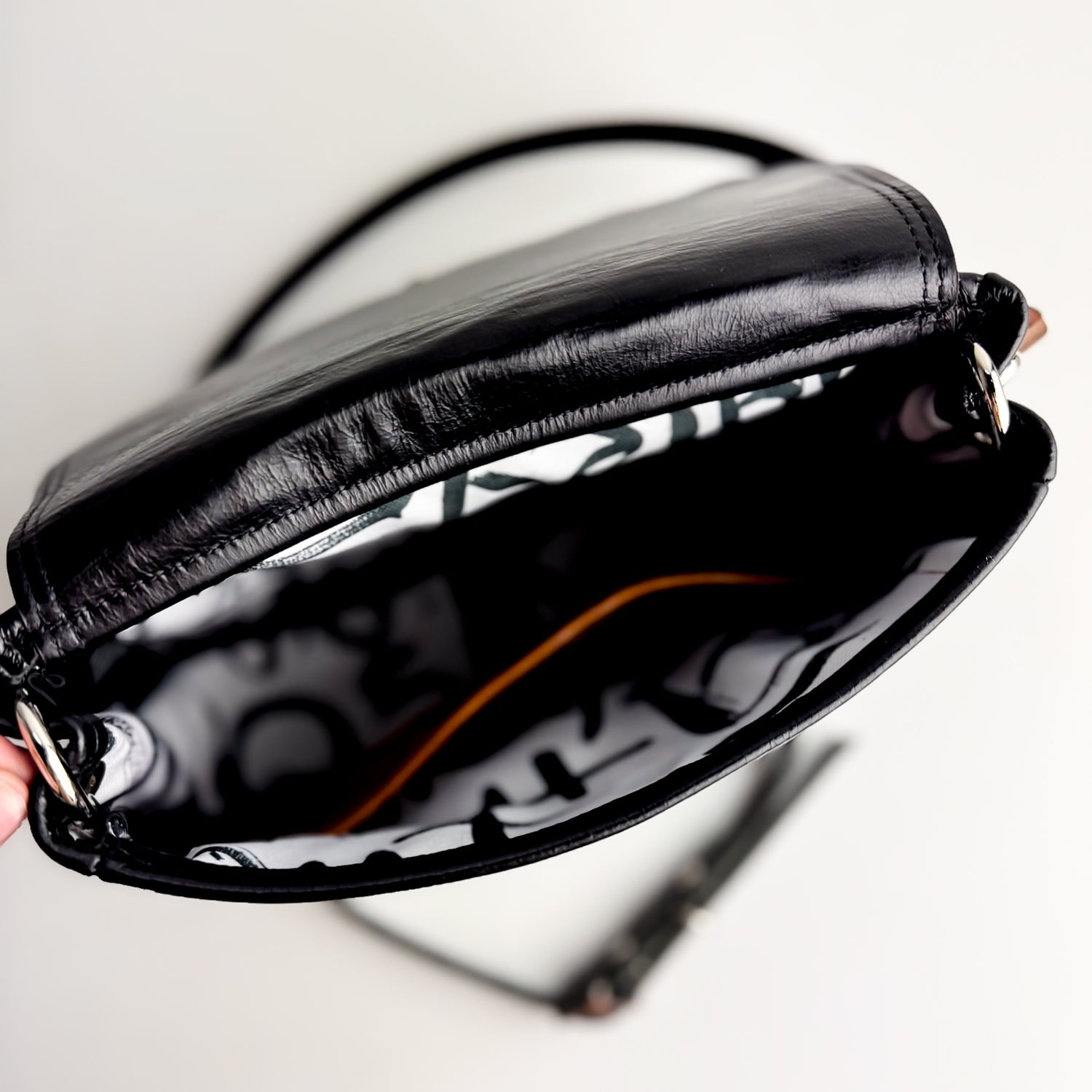 Everyday Collection | Mini E Crossbody | Whiskey + Black