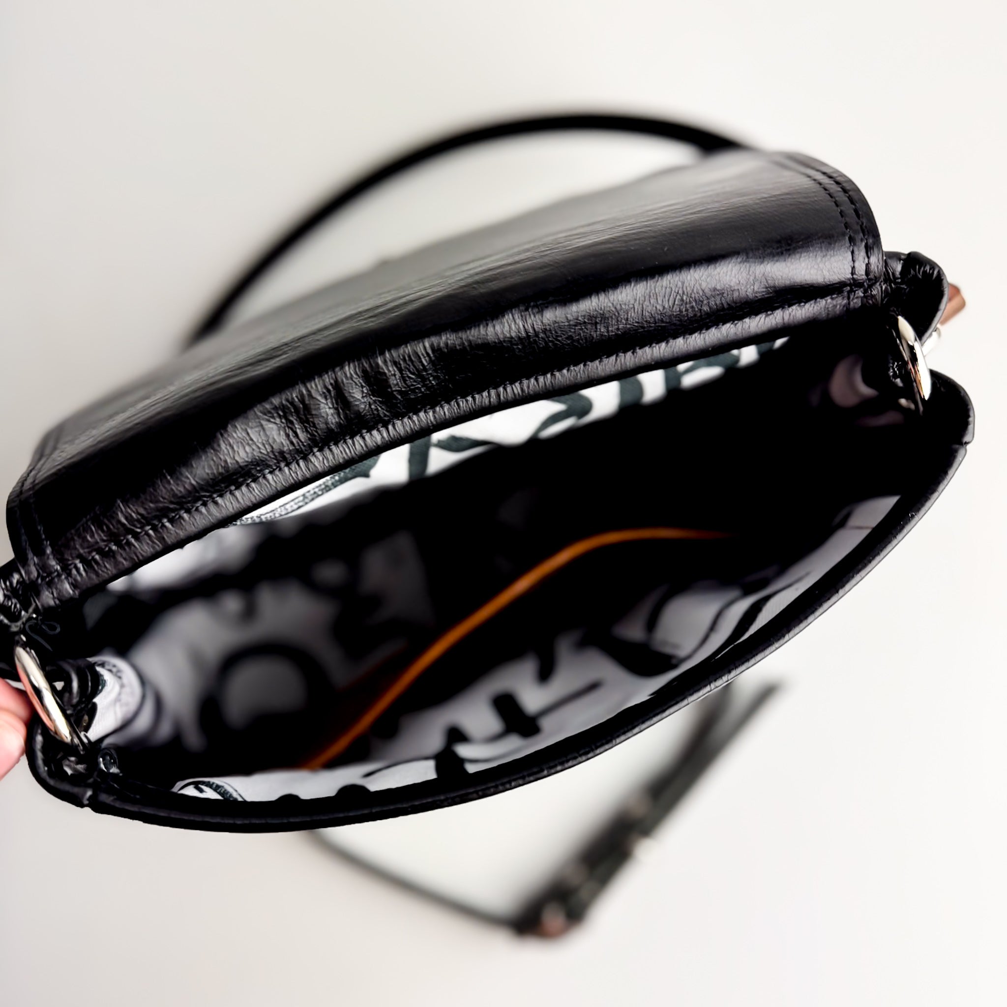 Everyday Collection | Mini E Crossbody | Whiskey + Black