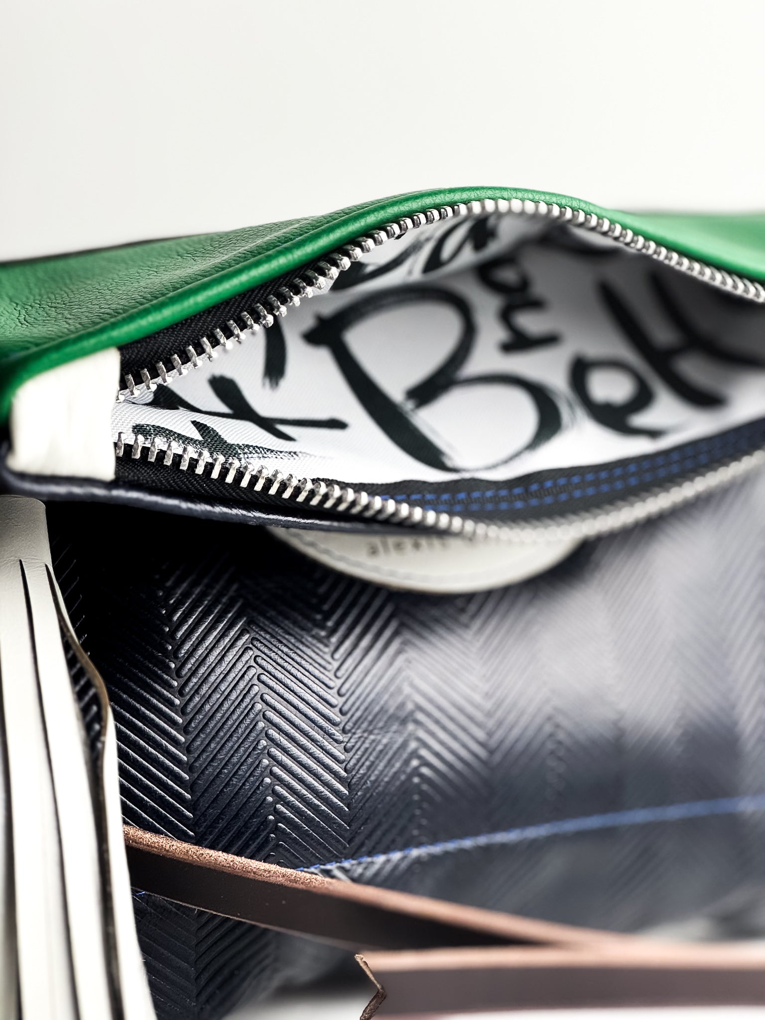 Polished Prep Collection | Eva Crossbody + Clutch | Herringbone Coastal Navy + Nantucket White