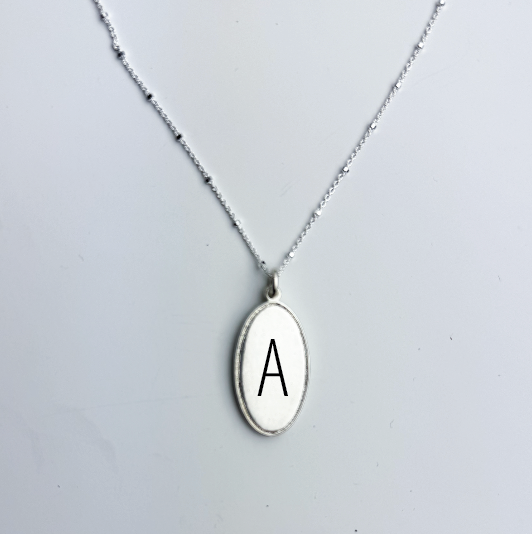 Jewelry | Heirloom Collection | Oval Frame Tag Necklace