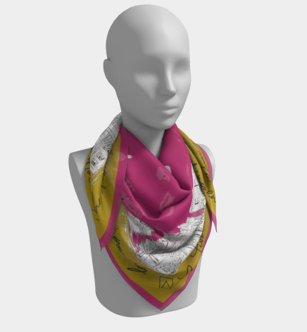 Scarf | Historic Cheyenne Downtown | Pink