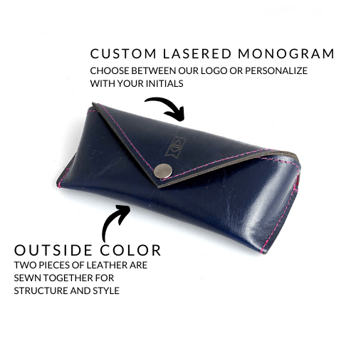 CUSTOM | Leather Sunglasses Case - Alexis Drake
