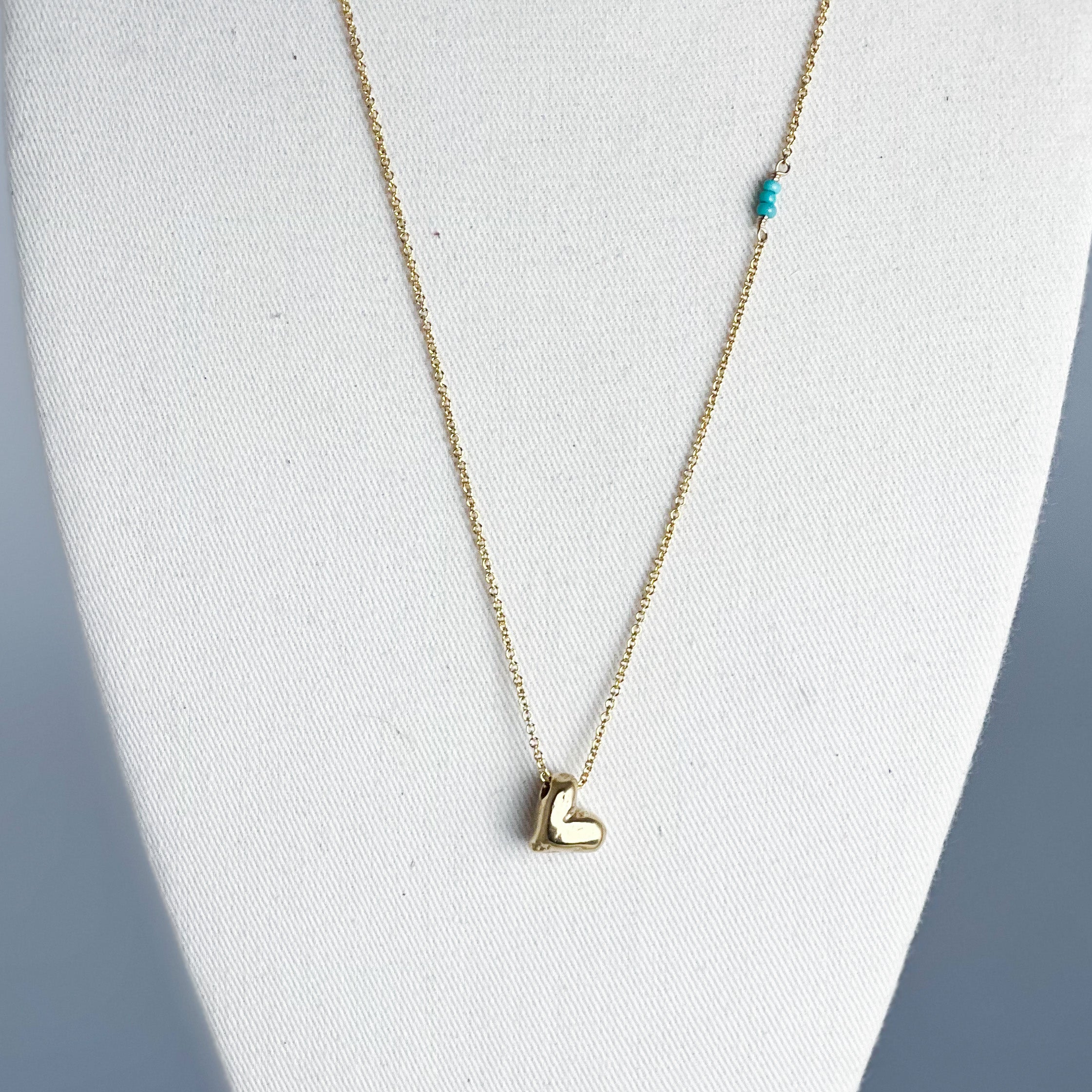 Jewelry | Puffy Heart Necklace