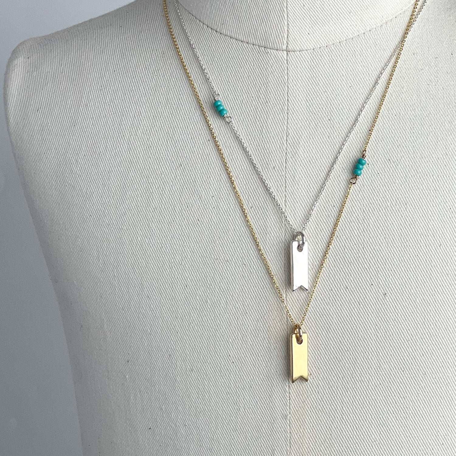 Jewelry | Ribbon Tag Necklace