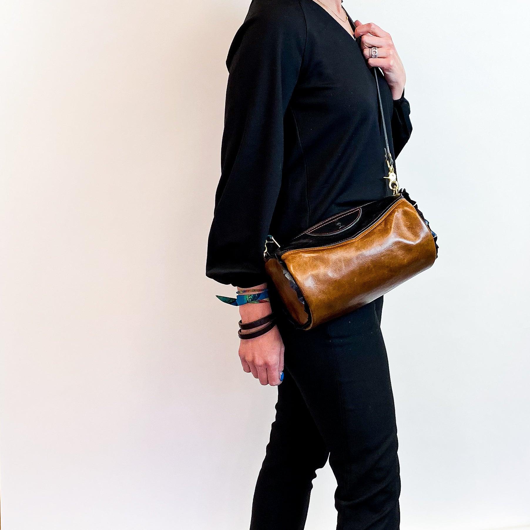 Custom | Gigi Baby Duffel Satchel + Cross Body Handbag - Alexis Drake