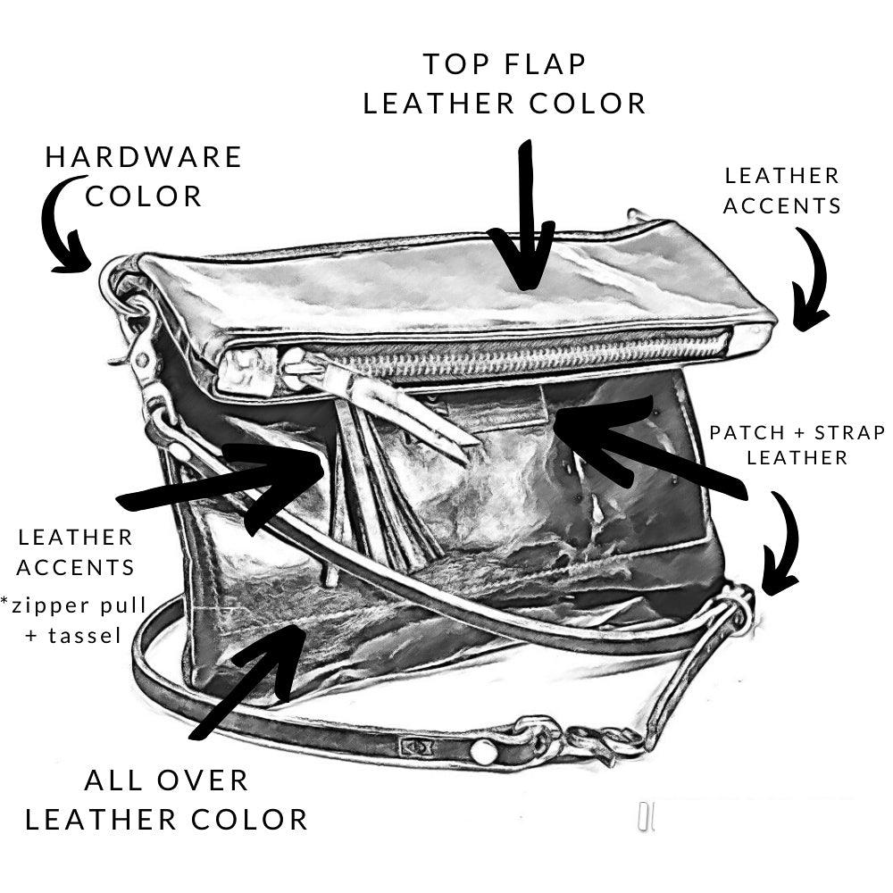 Custom | Eva Cross Body + Clutch Handbag - Alexis Drake