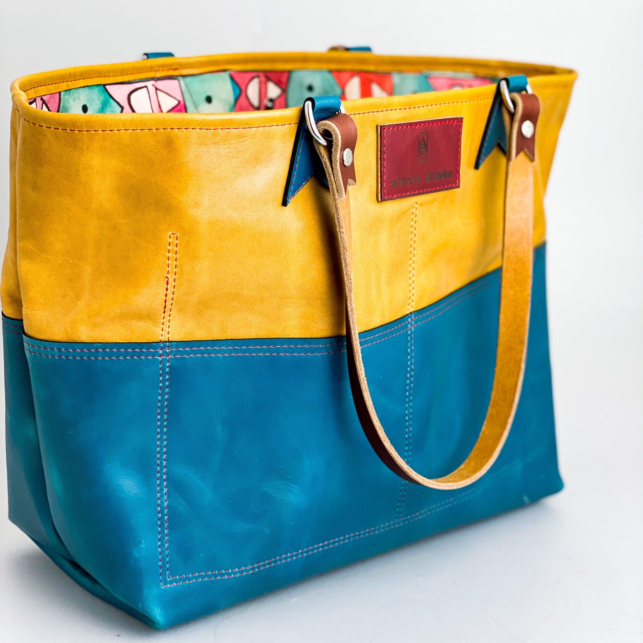 Custom | Charlotte Shoulder Tote Handbag - Alexis Drake