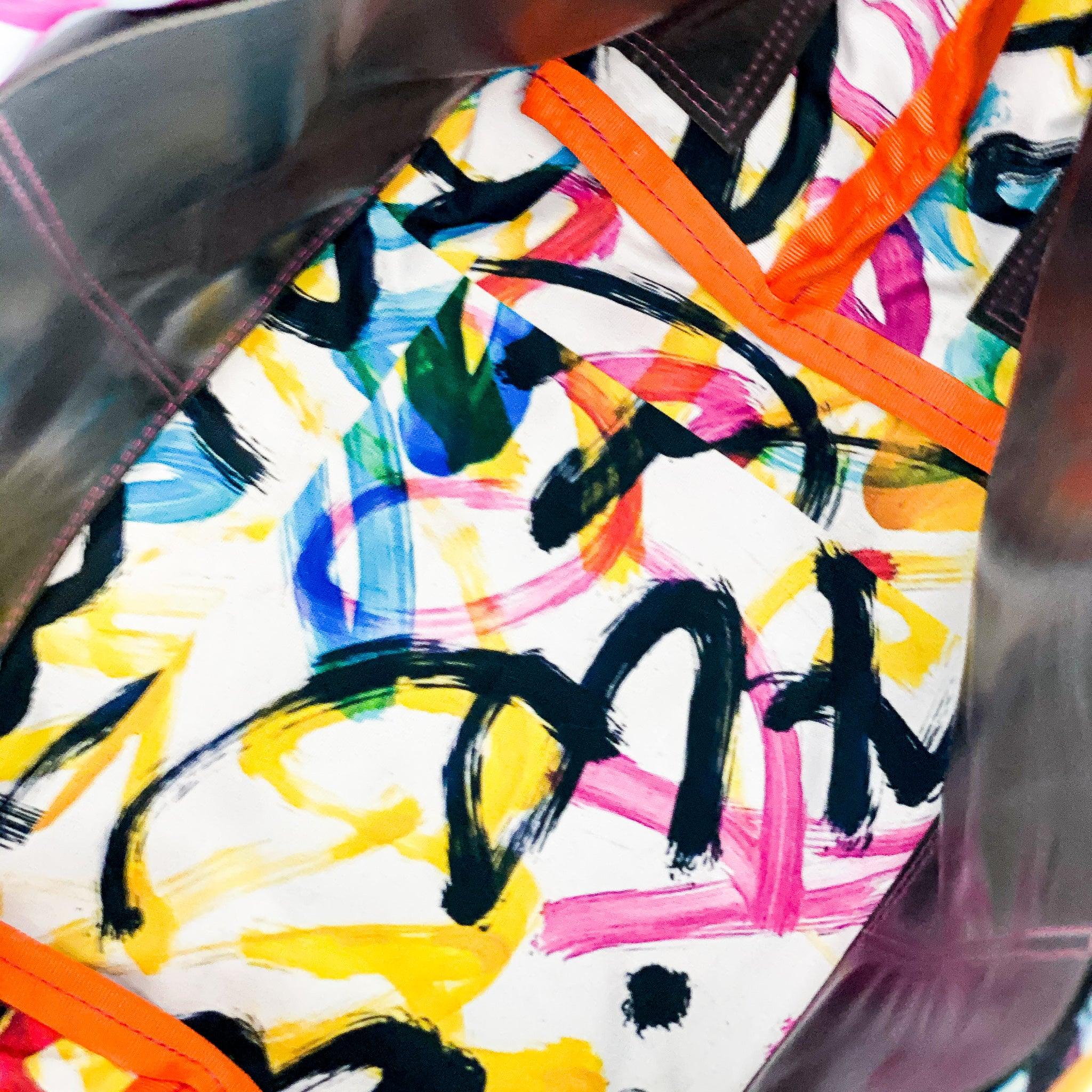 Custom | Beach Shoulder Tote | Color Block | Magnet Closure - Alexis Drake