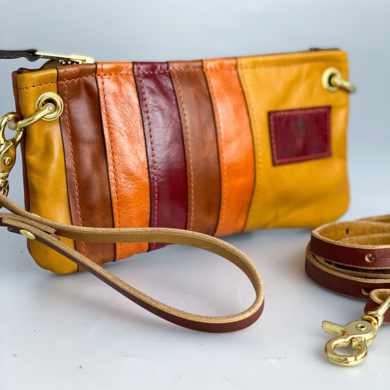 Custom | Rainbow Belt Bag + Crossbody Clutch - Alexis Drake